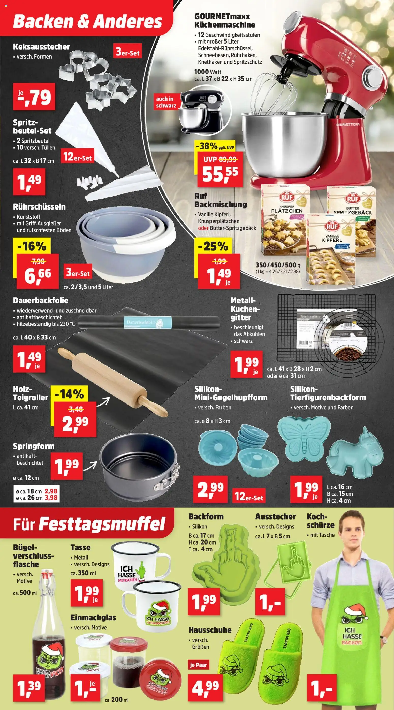 Thomas Philipps Prospekt – gültig ab 10.11.2025 | Seite: 3 | Produkte: Tasche, Butter, Hausschuhe, Kuchen