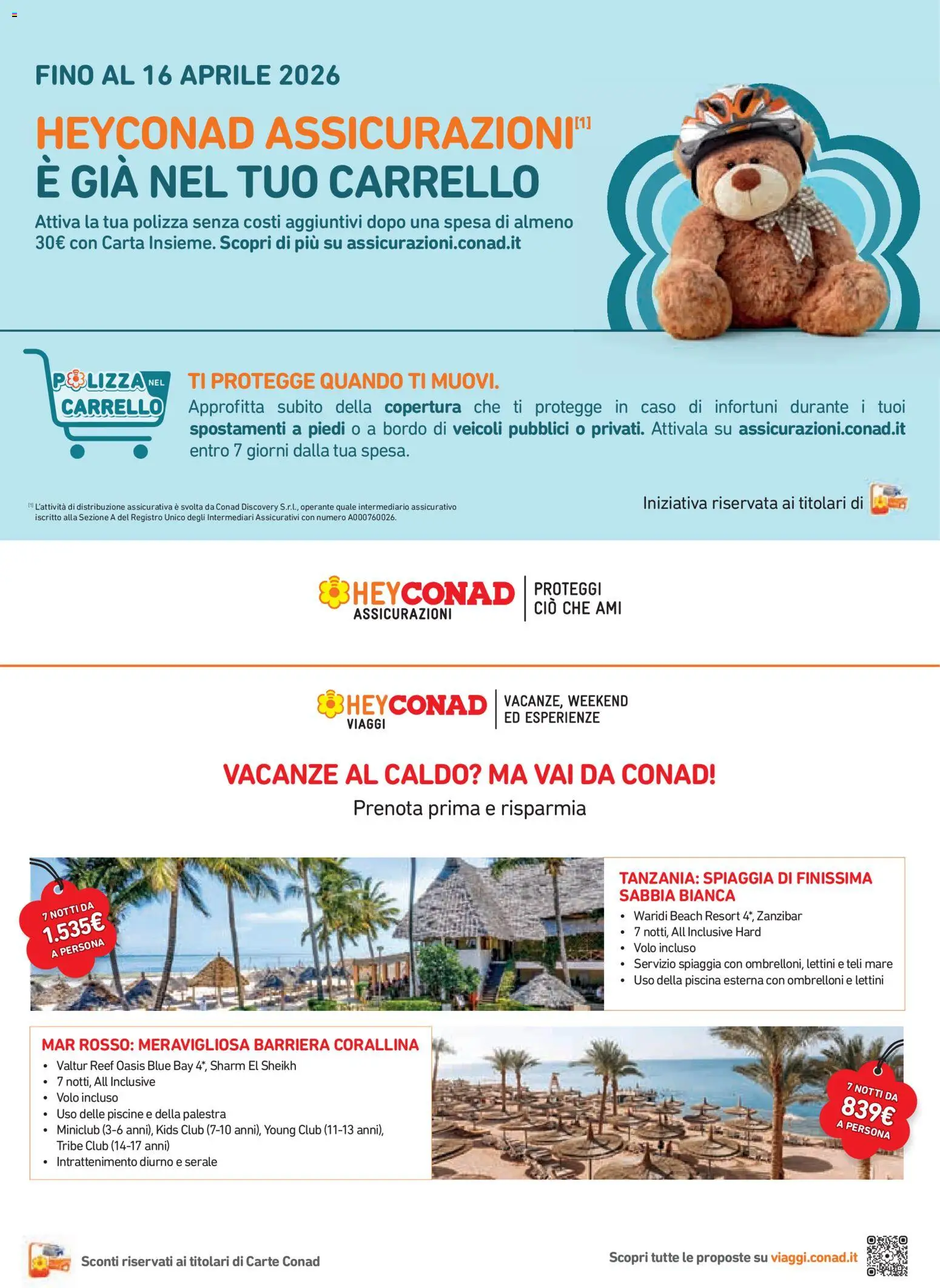 Volantino Conad del 26.02.2026 | Pagina: 3 | Prodotti: Piscina, Carrello