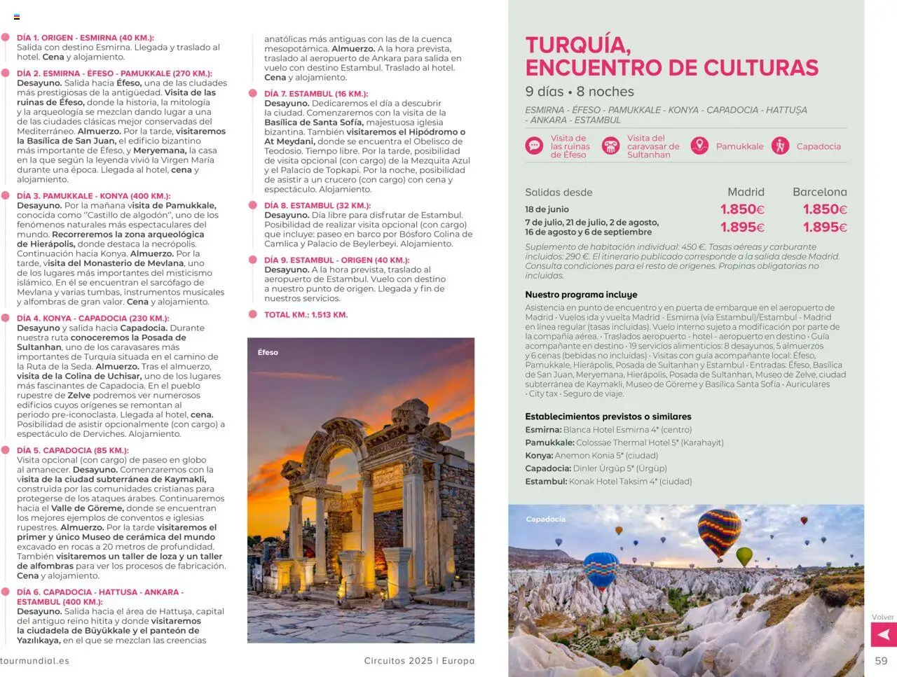 Viajes El Corte Inglés Circuitos exclusivos │ válido desde el 01.05.2025 | Página: 59 | Productos: Auriculares