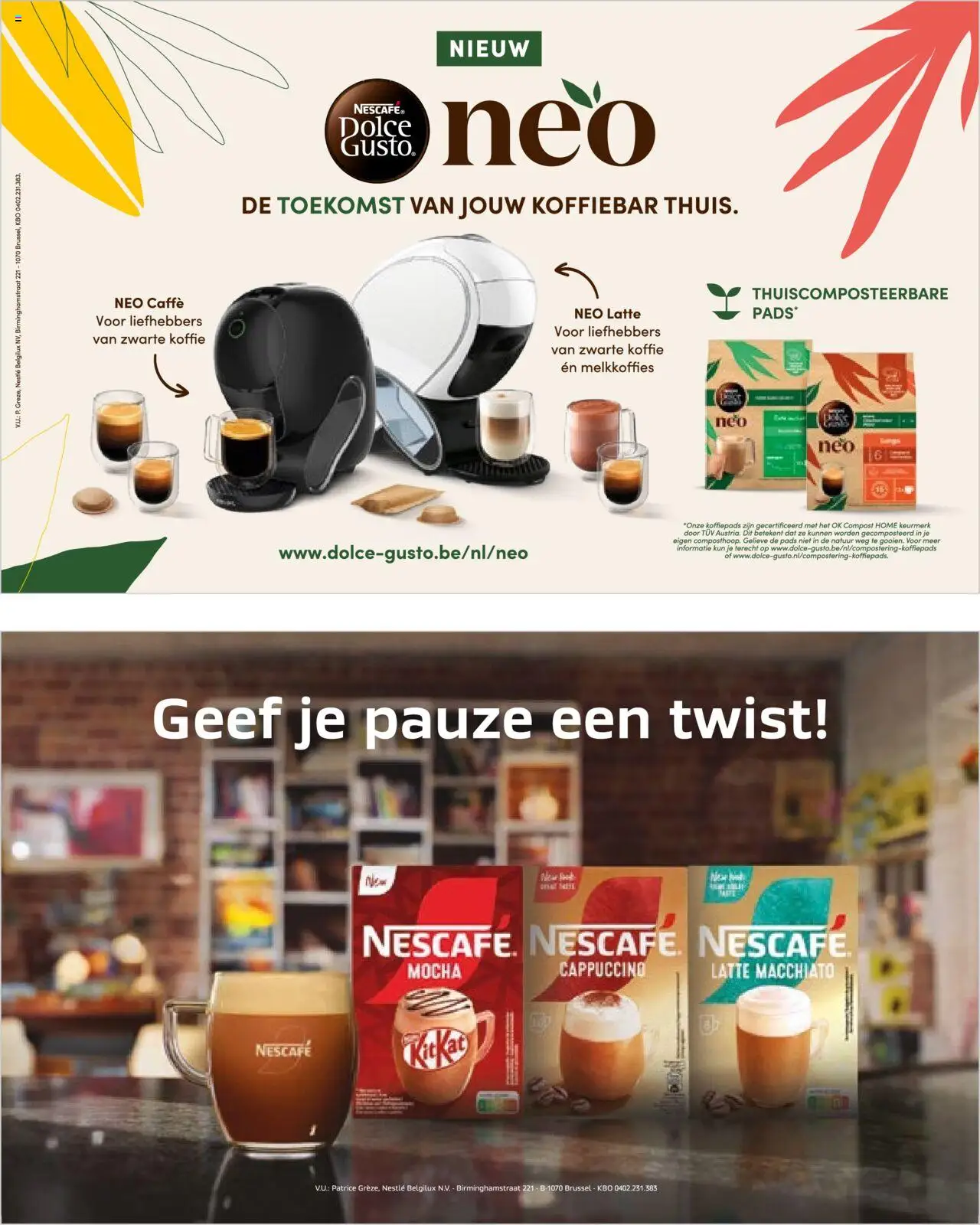 {H1} | Pagina: 31 | Producten: Nescafe, Cappuccino, Koffiepads, Koffie