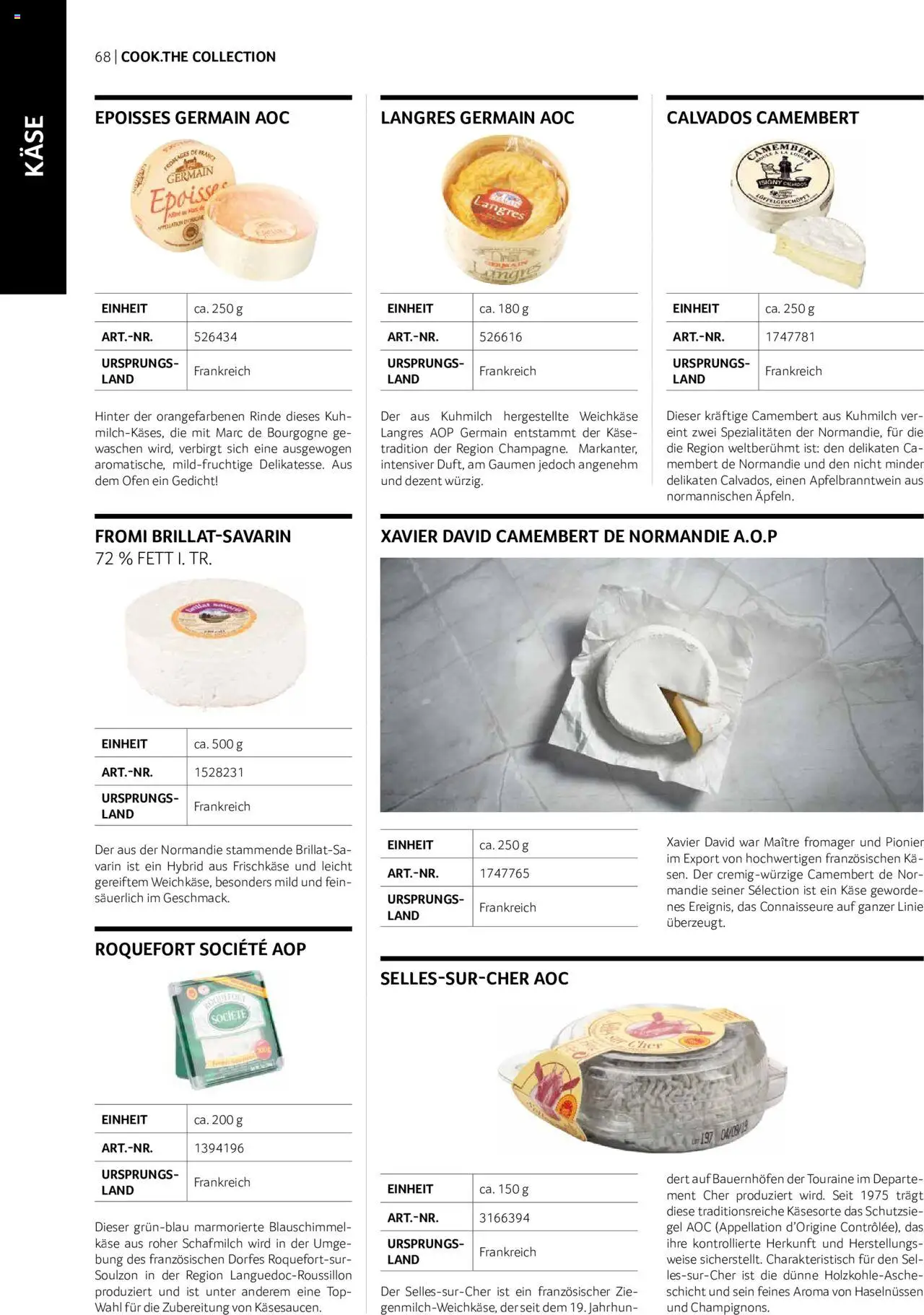 Transgourmet Cook Look-Book gültig ab 01.09.2023 | Seite: 68 | Produkte: Ofen, Käse