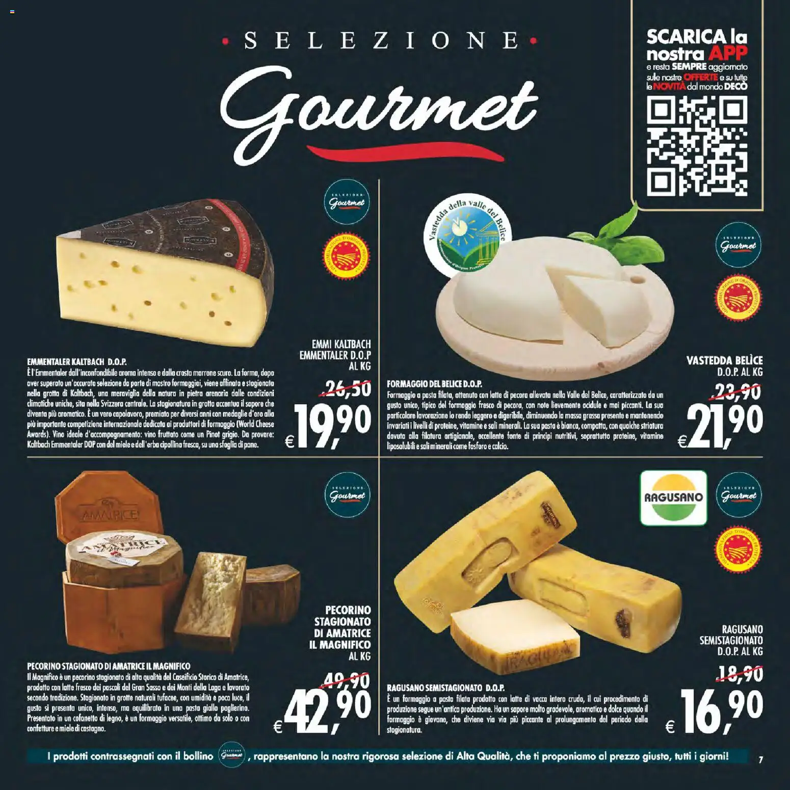 Volantino Decò del 17.04.2026 | Pagina: 7 | Prodotti: Latte, Pasta, Miele, Pecorino