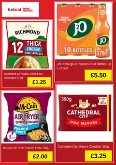 Preview of Iceland - Offers valid from 05.12.2025 | Page: 2 | Products: Cheddar, Pork, Sausages, Fryer