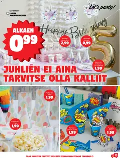 Tokmanni-mainoslehti voimassa 03.11.2025 alkaen | Sivu: 27 | Tuotteet: Muki, Kartonki, Nauha, Lautanen