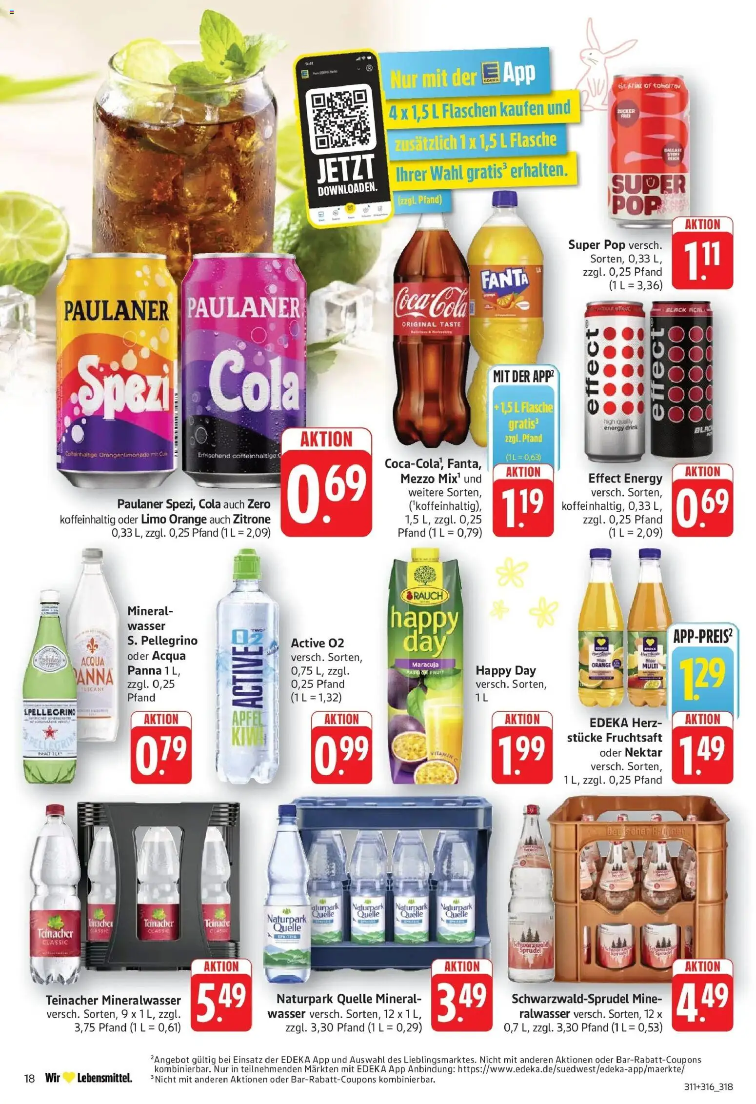 E center Prospekt Eislingen	 – gültig ab 23.03.2026 | Seite: 18 | Produkte: Fanta, Energy, Mineralwasser, Wasser