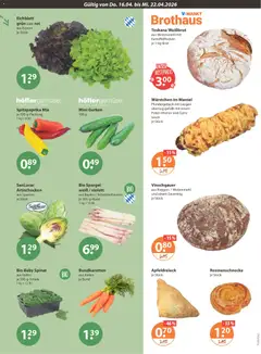 V-Markt Angebote ab 16.04.2026 gültig | Seite: 5 | Produkte: Weizenmehl, Spargel, Mantel, Gurken