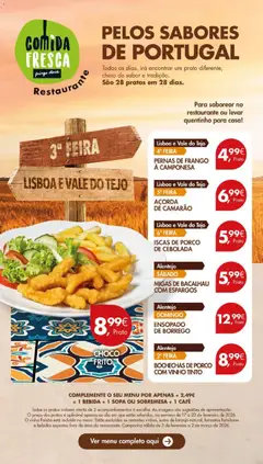 Pré-visualização PERNAS DE FRANGO À CAMPONESA, Chicken legs à Camponesa válido de 17.02.2026 | Página: 10 | Produtos: Bacalhau, Frango, Camarão, Bebida