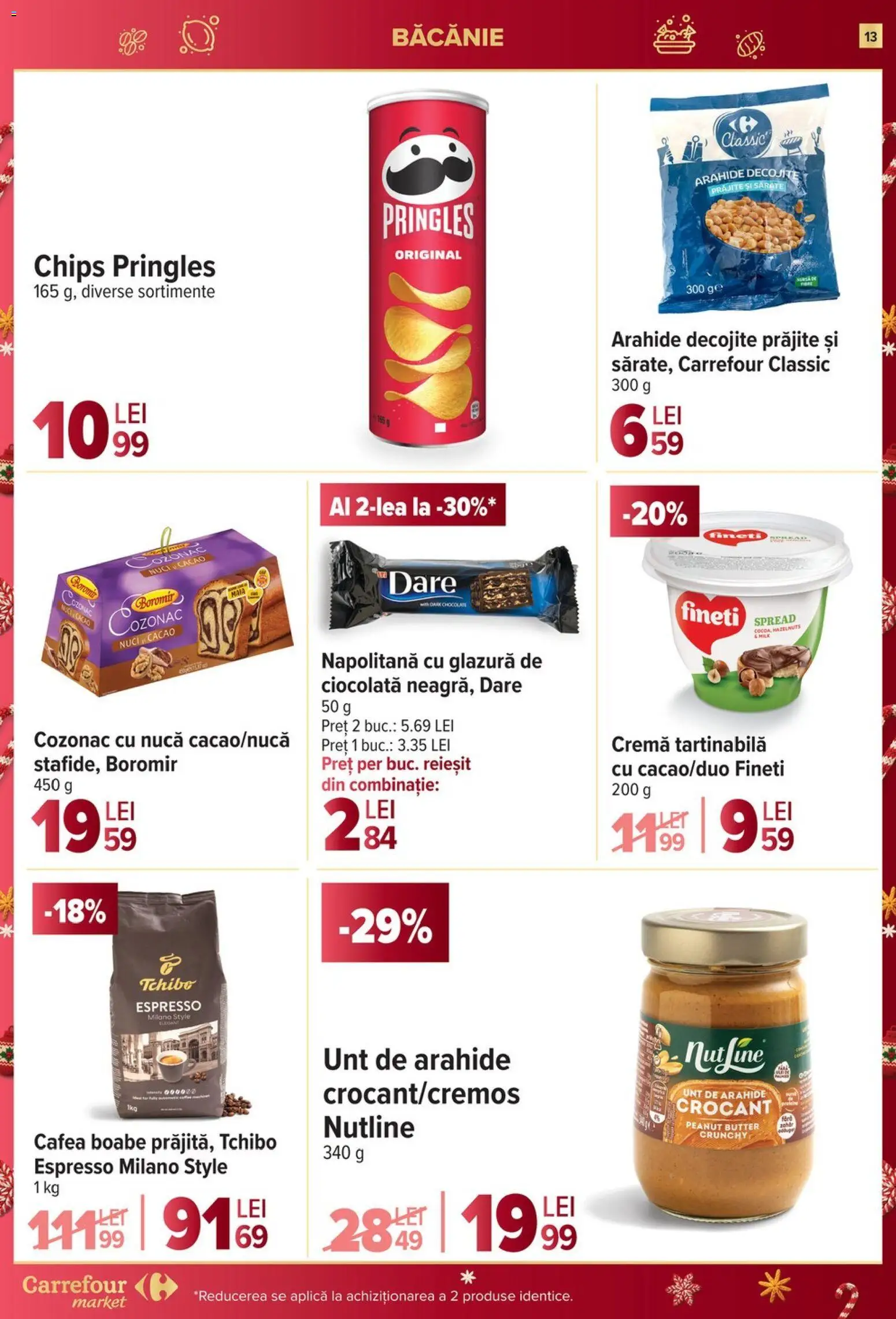Noul catalog Carrefour – valabil de la 17.12.2025 | Pagină: 13 | Produse: Arahide, Unt, Cremă, Nuci