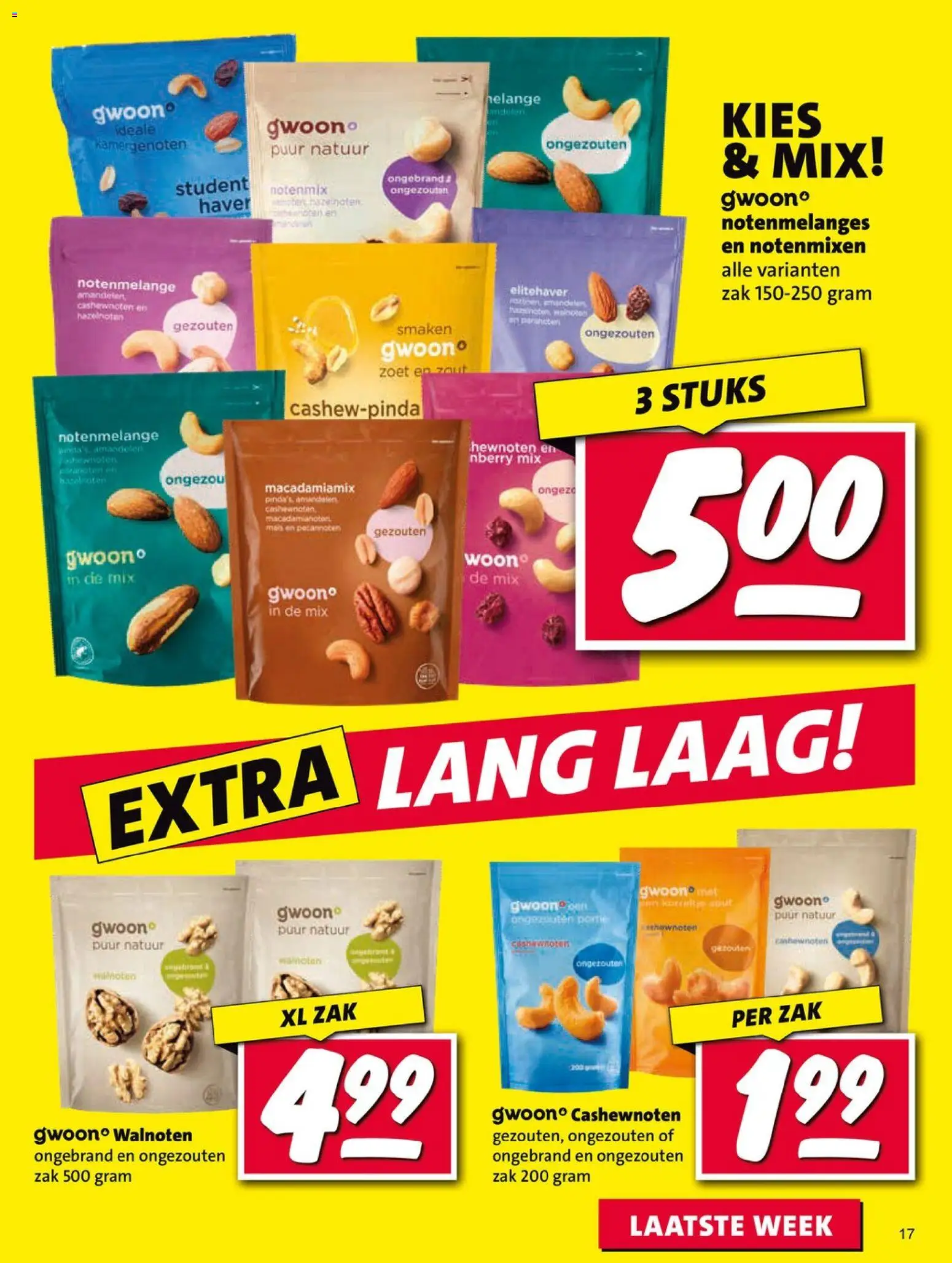 {H1} | Pagina: 17 | Producten: Zak, Haver, Maïs, Cashewnoten