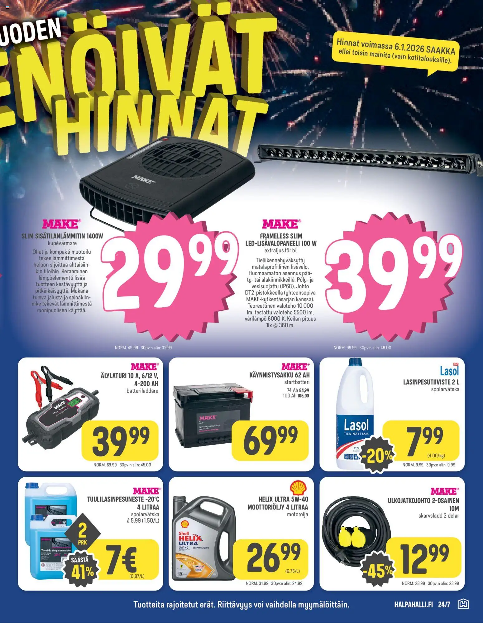Halpa Halli tarjoukset – voimassa 29.12.2025 alkaen | Sivu: 7