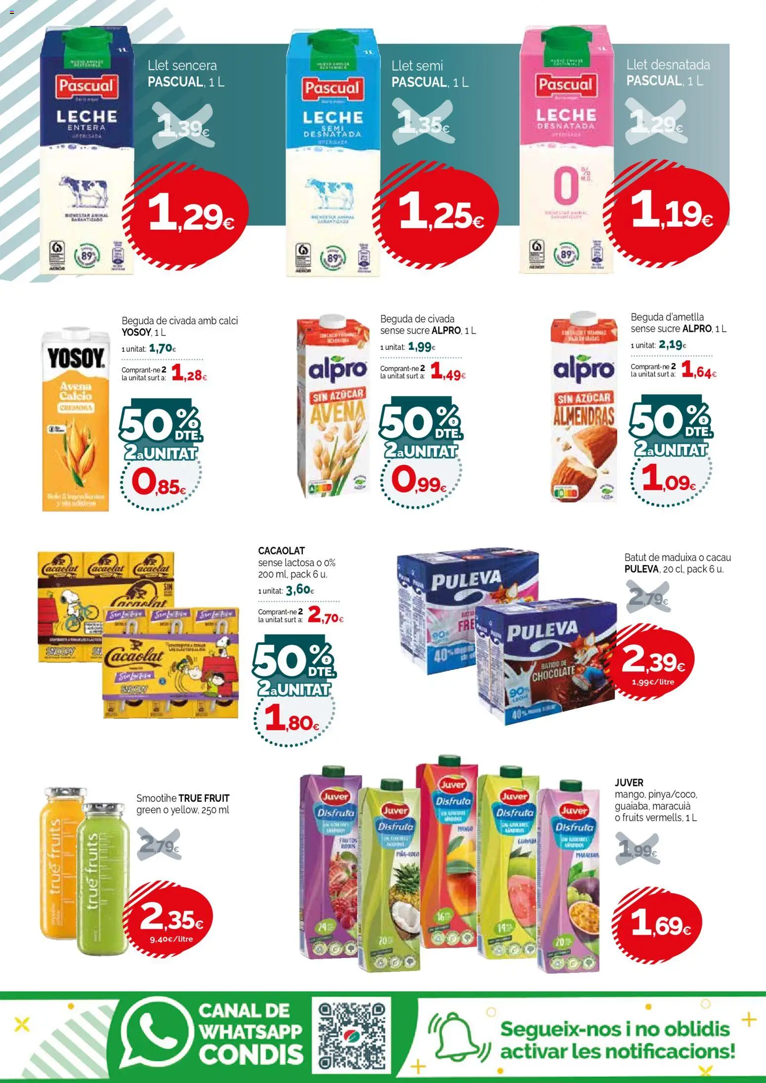 Condis - Black Friday │ válido desde el 19.11.2025 | Página: 12 | Productos: Leche entera, Leche, Chocolate