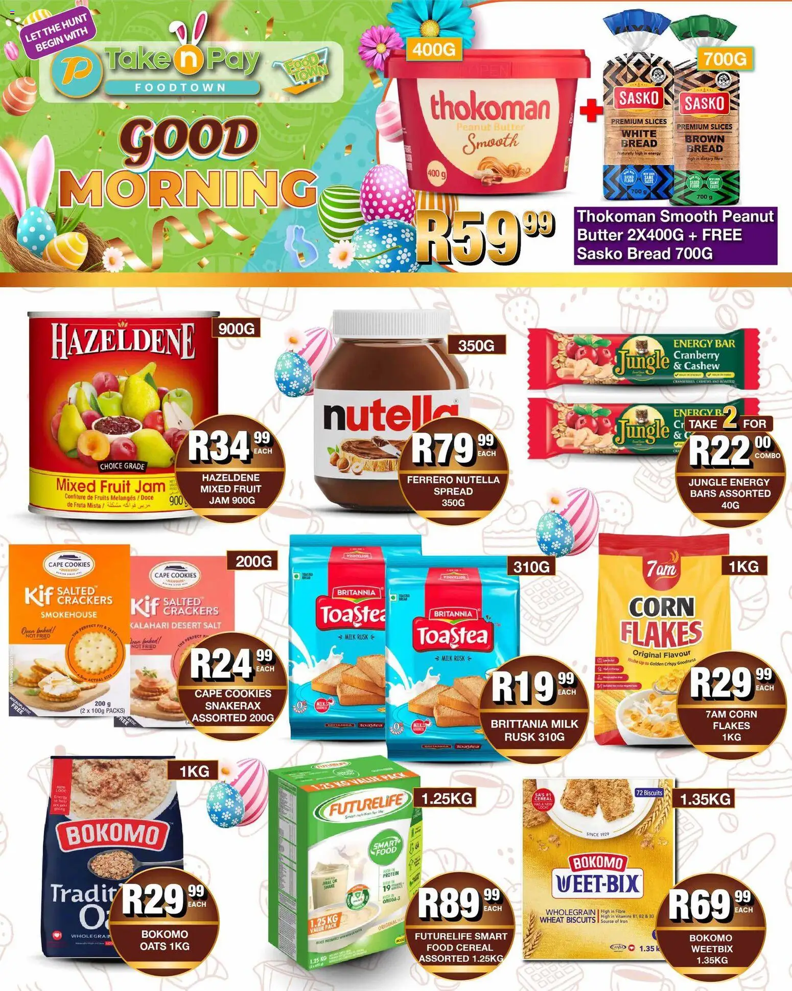 New Take n Pay catalogue – valid from 23.03.2026 | Page: 10 | Products: Toaster, Detergente líquido, Vitamins, Oats