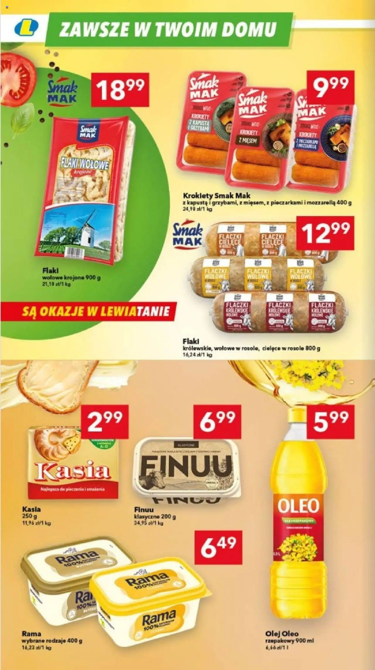 Lewiatan gazetka - Bydgoszcz od 23.10.2025 | Strona: 6 | Produkty: Kapusta, Mak, Flaki, Mozzarella