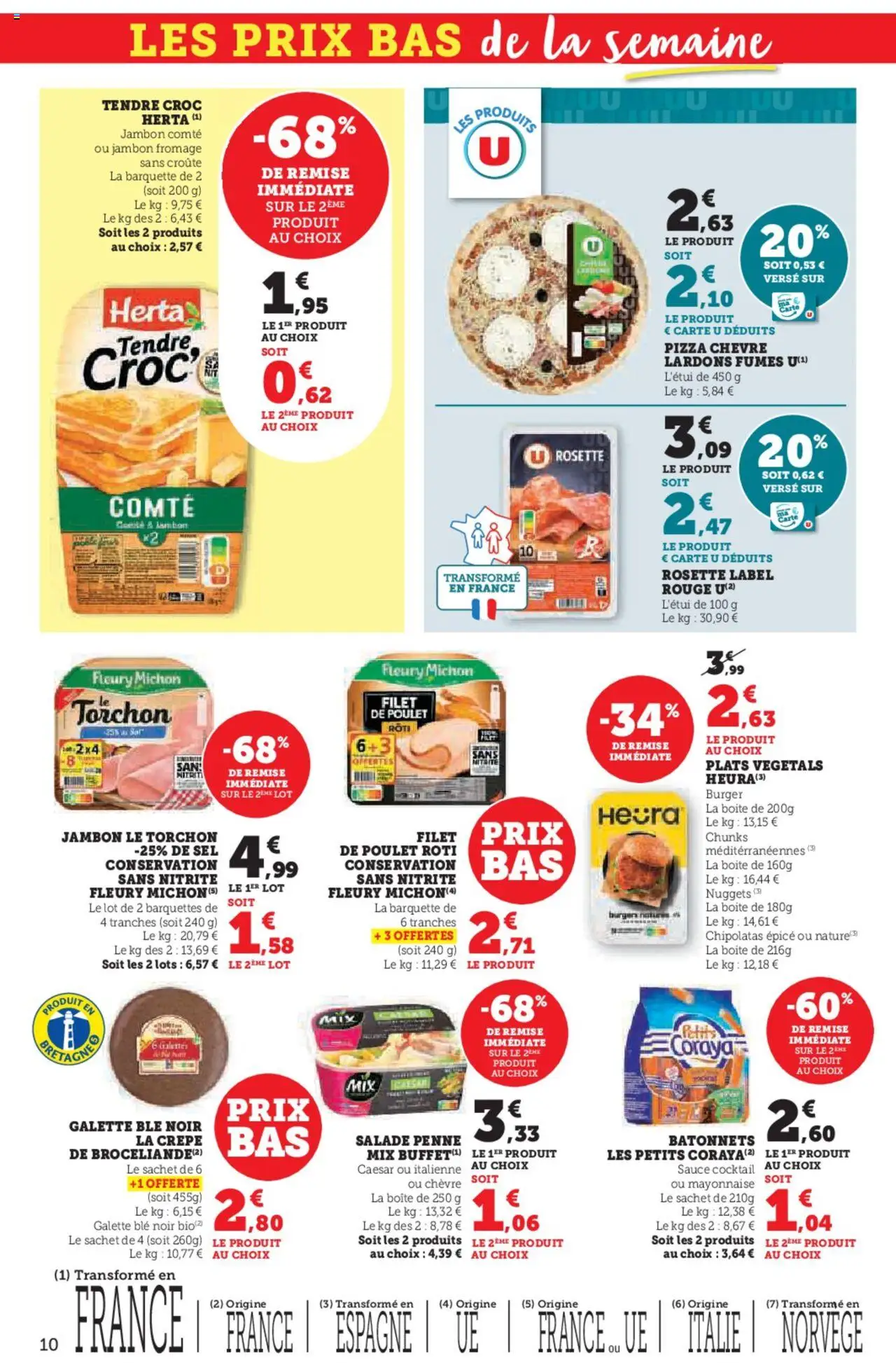  | Page: 10 | Produits: Sandwich, Mayonnaise, Buffet, Fromage