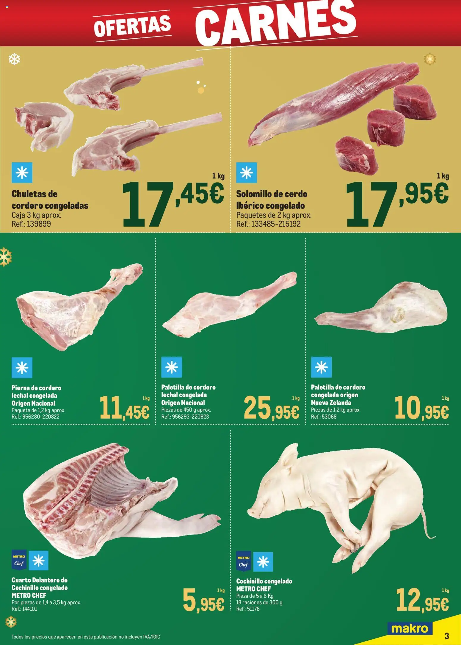 Makro - Precios Especial Cataluña │ válido desde el 09.12.2025 | Página: 3 | Productos: Solomillo de cerdo, Cerdo, Φίλτρο καφέ, Caja