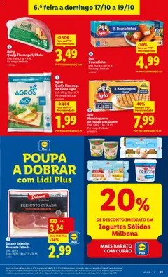 Pré-visualização Iogurtes Sólidos Milbona, Iogurtes Sólidos Milbona válido de 13.10.2025 | Página: 33
