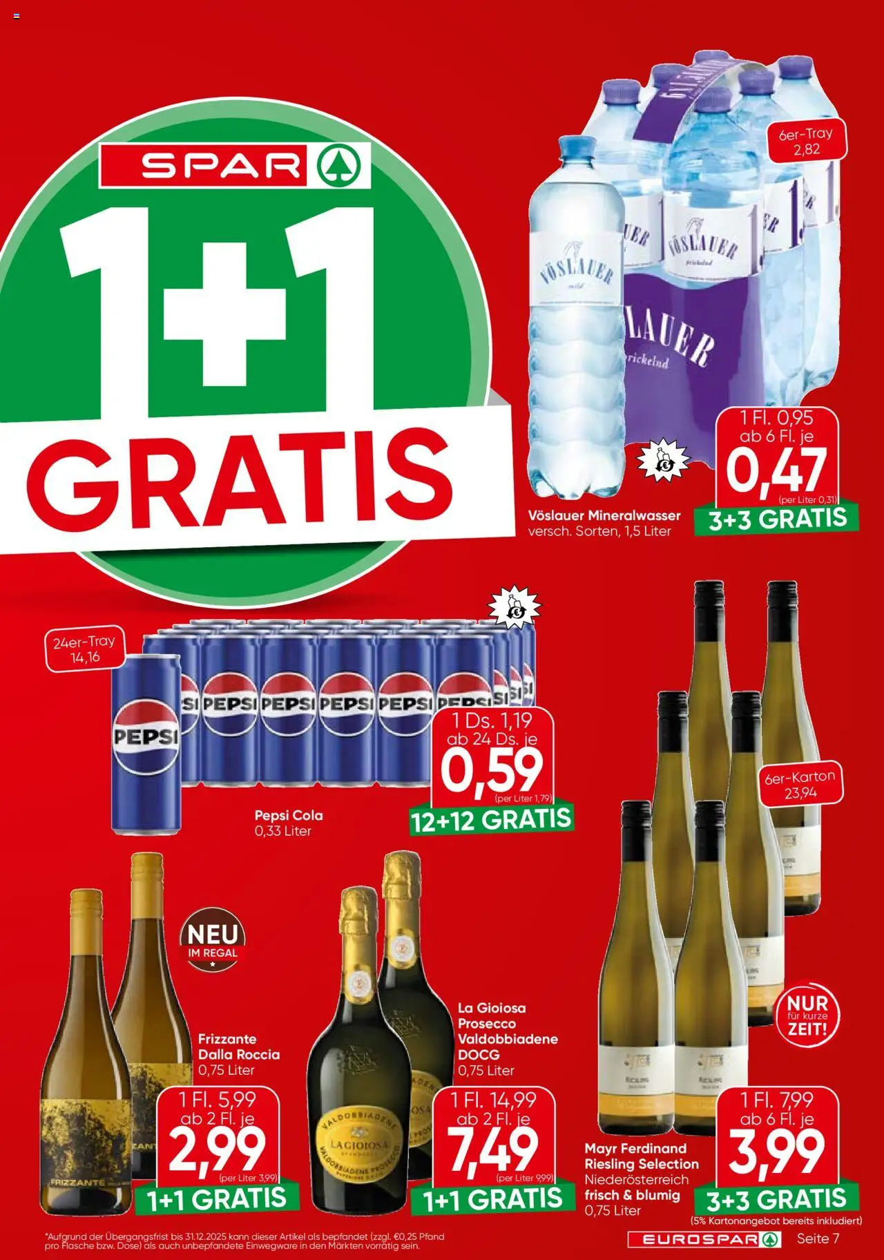 Eurospar Flugblatt - Salzburg gültig ab 09.10.2025 | Seite: 7 | Produkte: Regal