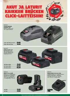 Tokmanni-mainoslehti voimassa 01.11.2025 alkaen | Sivu: 68 | Tuotteet: Akku, Laturi