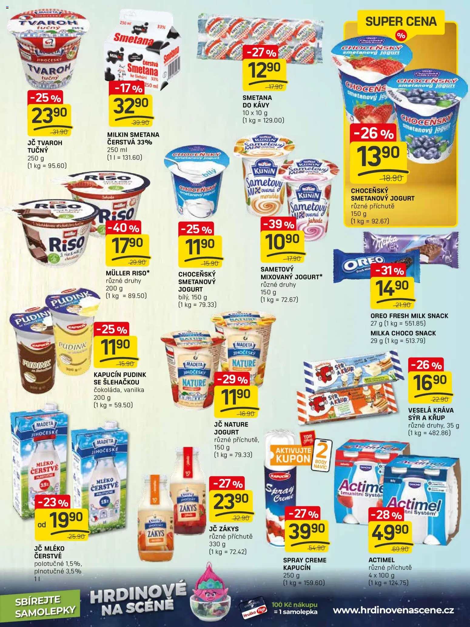 Flop leták - FlopTop od 05.11.2025 | Strana: 5 | Produkty: Smetanový jogurt, Samolepky, Actimel, Oreo