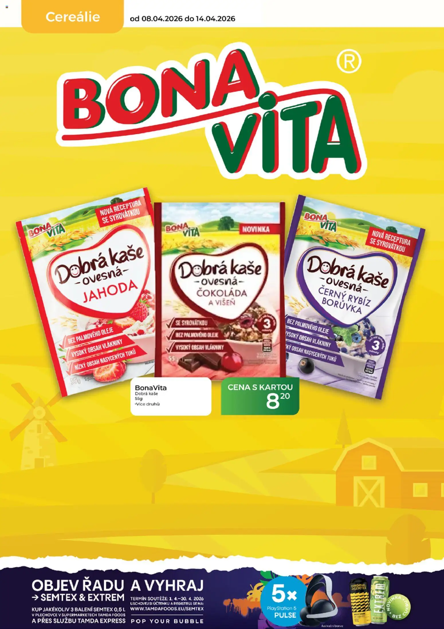 Tamda Foods leták od 08.04.2026 | Strana: 28 | Produkty: Oleje, Čokoláda, Cereálie, Kaše