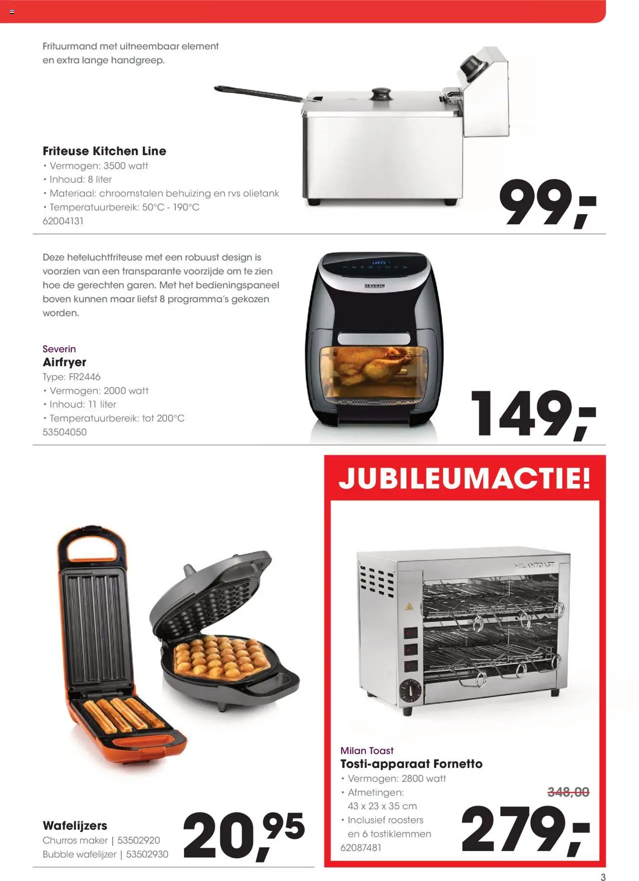  | Pagina: 3 | Producten: Behuizing, Tostiapparaat, Friteuse