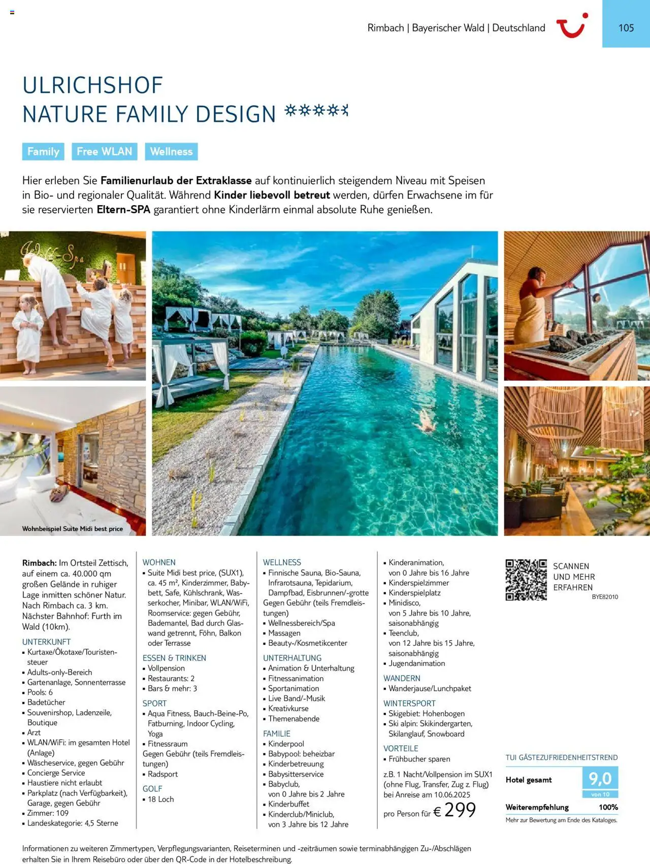 TUI Prospekt 	 – gültig ab 01.11.2024 | Seite: 105 | Produkte: Bad, Ski, Snowboard