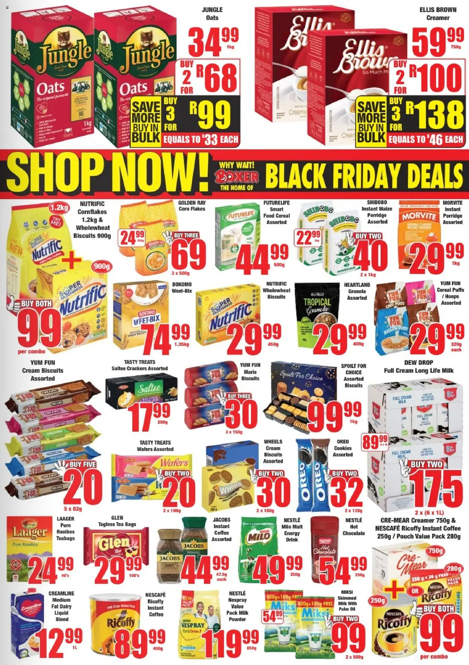 New Boxer catalogue – valid from 21.11.2025 | Page: 5 | Products: Milk, Cream, Cookies, Estuche organizador de viaje