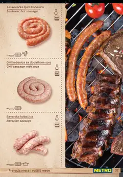 Metro katalog meso - pregled Metro kataloga - važi od 11.11.2024 | Strana: 37 | Proizvode: Pakovanje, Kobasica, Roštilj meso, Roštilj