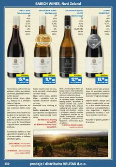 Vrutak - Vinski Katalog - Pregled kataloga iz trgovine Vrutak, vrijedi od 01.11.2024 | Stranica: 250 | Proizvodi: Vino, Voće, Limun, Kakao