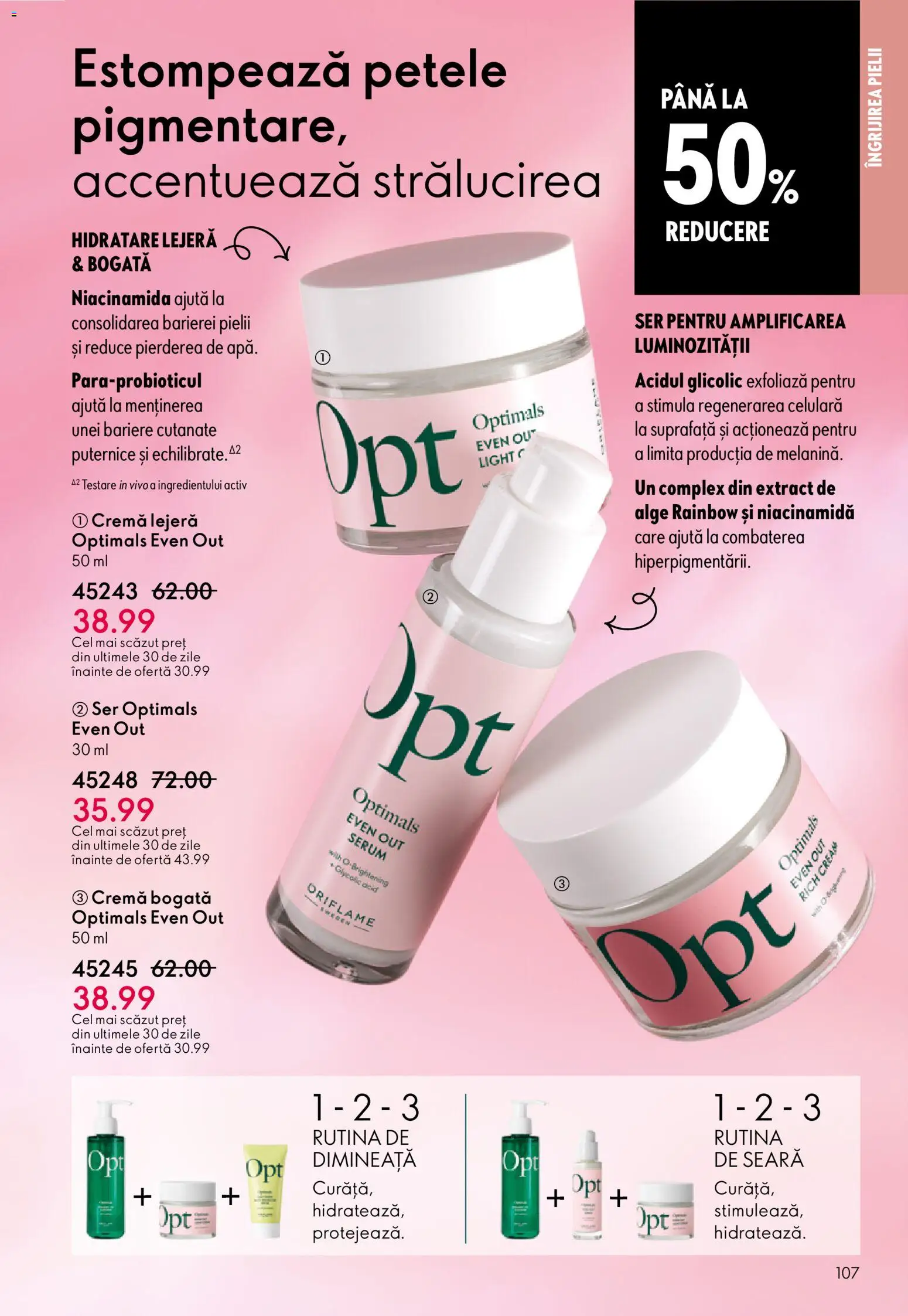 Noul catalog Oriflame – valabil de la 21.01.2026 | Pagină: 107 | Produse: Serum, Cremă