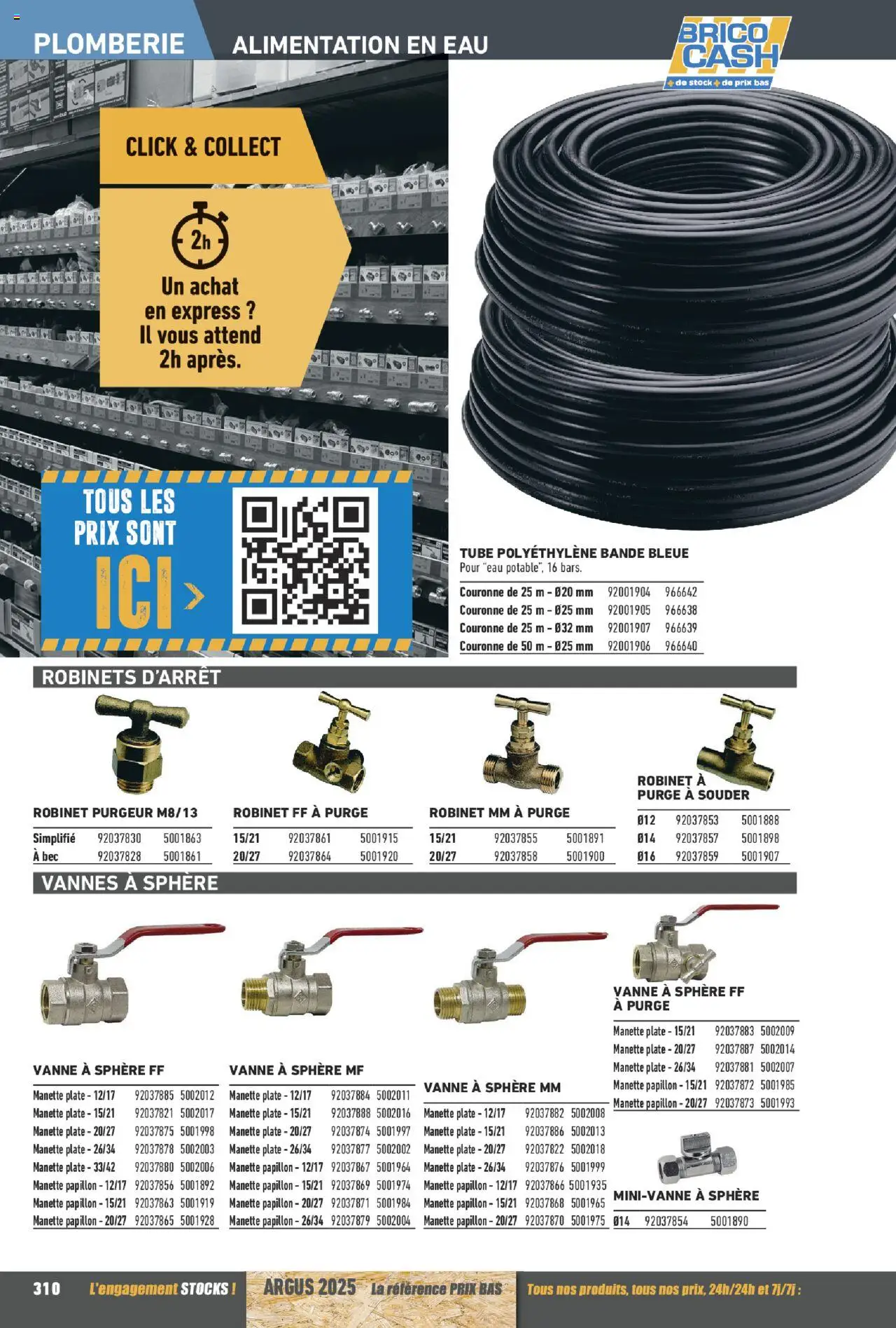 {H1} | Page: 310 | Produits: Robinet