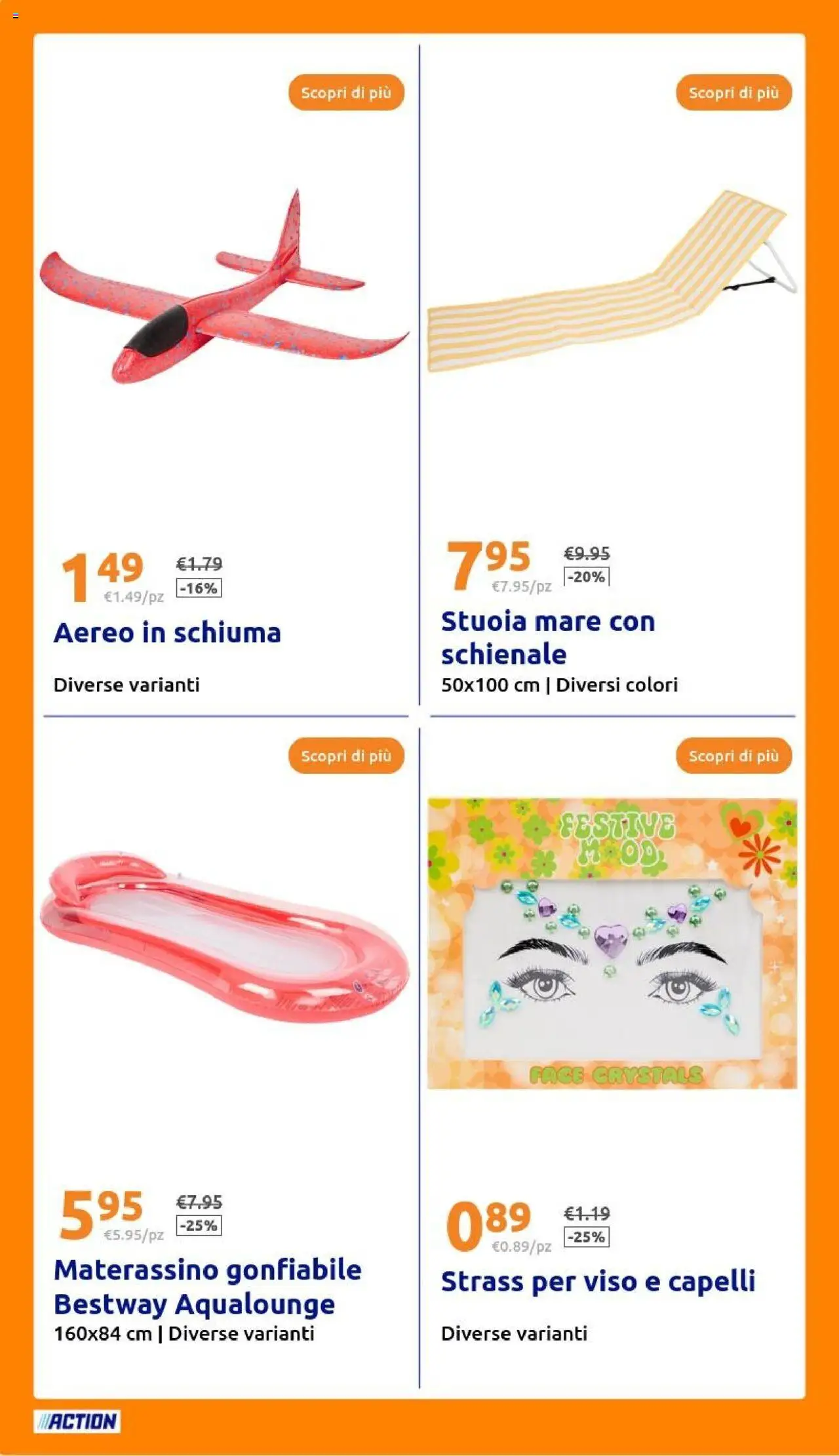 Volantino Action del 25.06.2025 | Pagina: 26 | Prodotti: Materassino gonfiabile