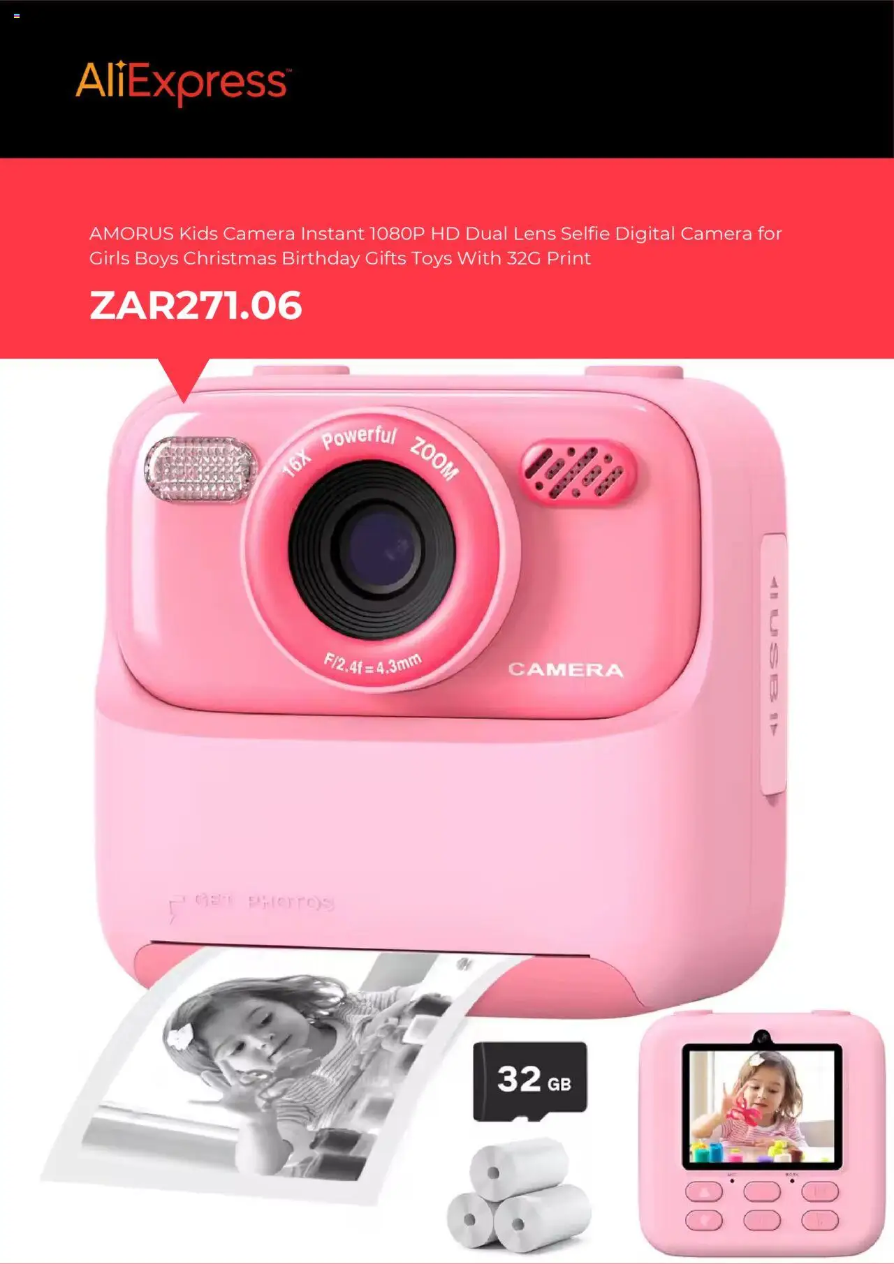 New AliExpress catalogue – valid from 12.09.2025 | Page: 10 | Products: Camera, USB, Toys