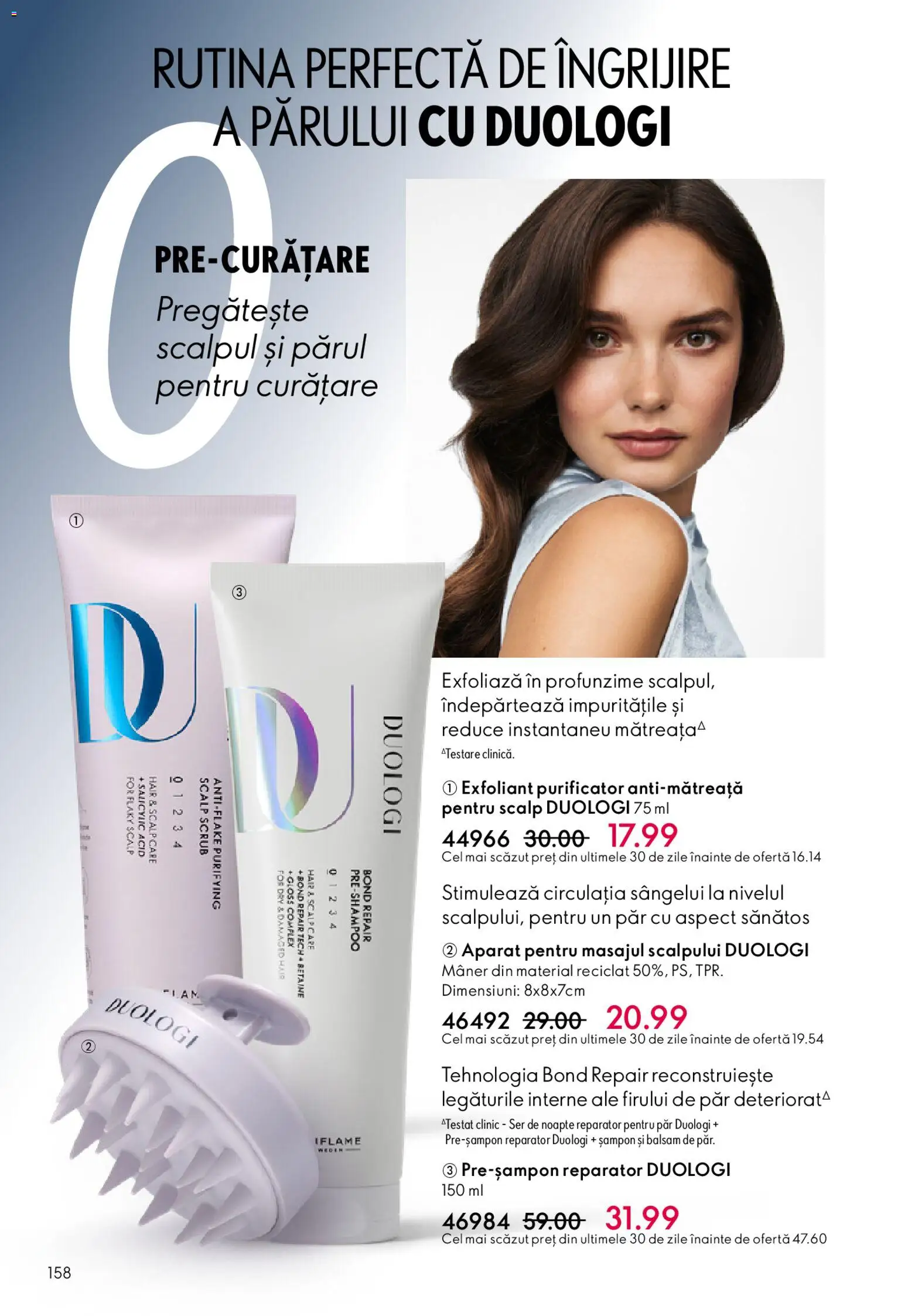 Noul catalog Oriflame – valabil de la 11.02.2026 | Pagină: 158 | Produse: Exfoliant, Scrub, Șampon, Balsam