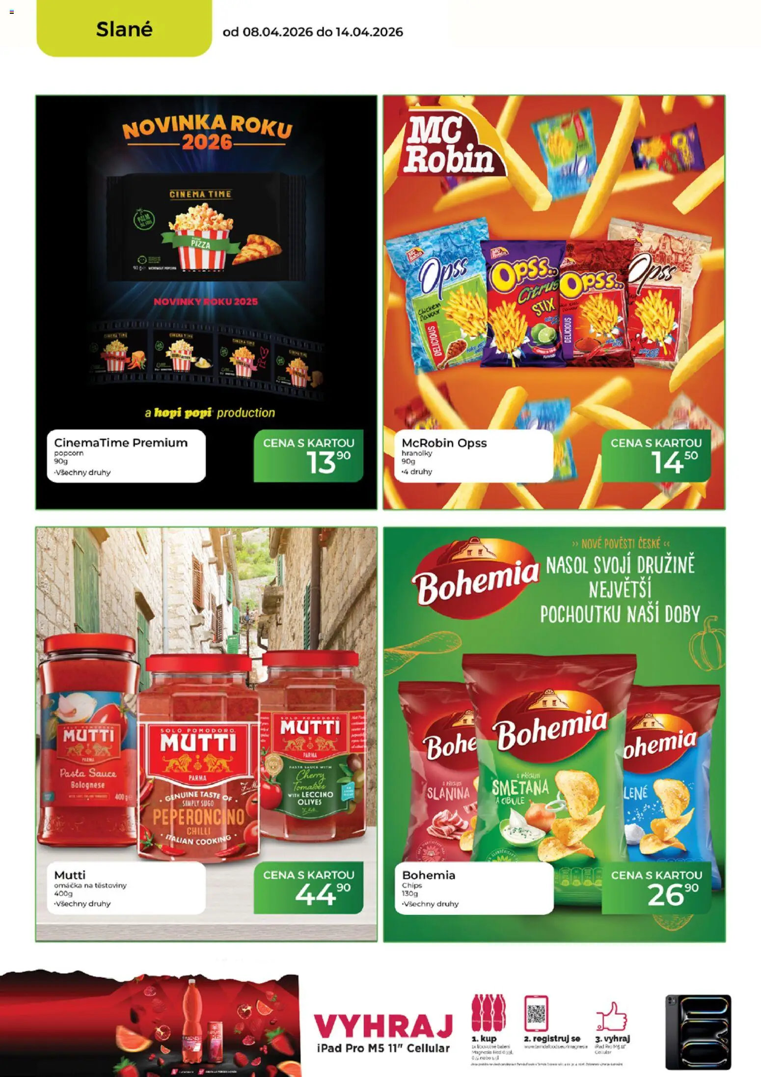 Tamda Foods leták od 08.04.2026 | Strana: 38 | Produkty: Pizza, Těstoviny, Popcorn, Cibule