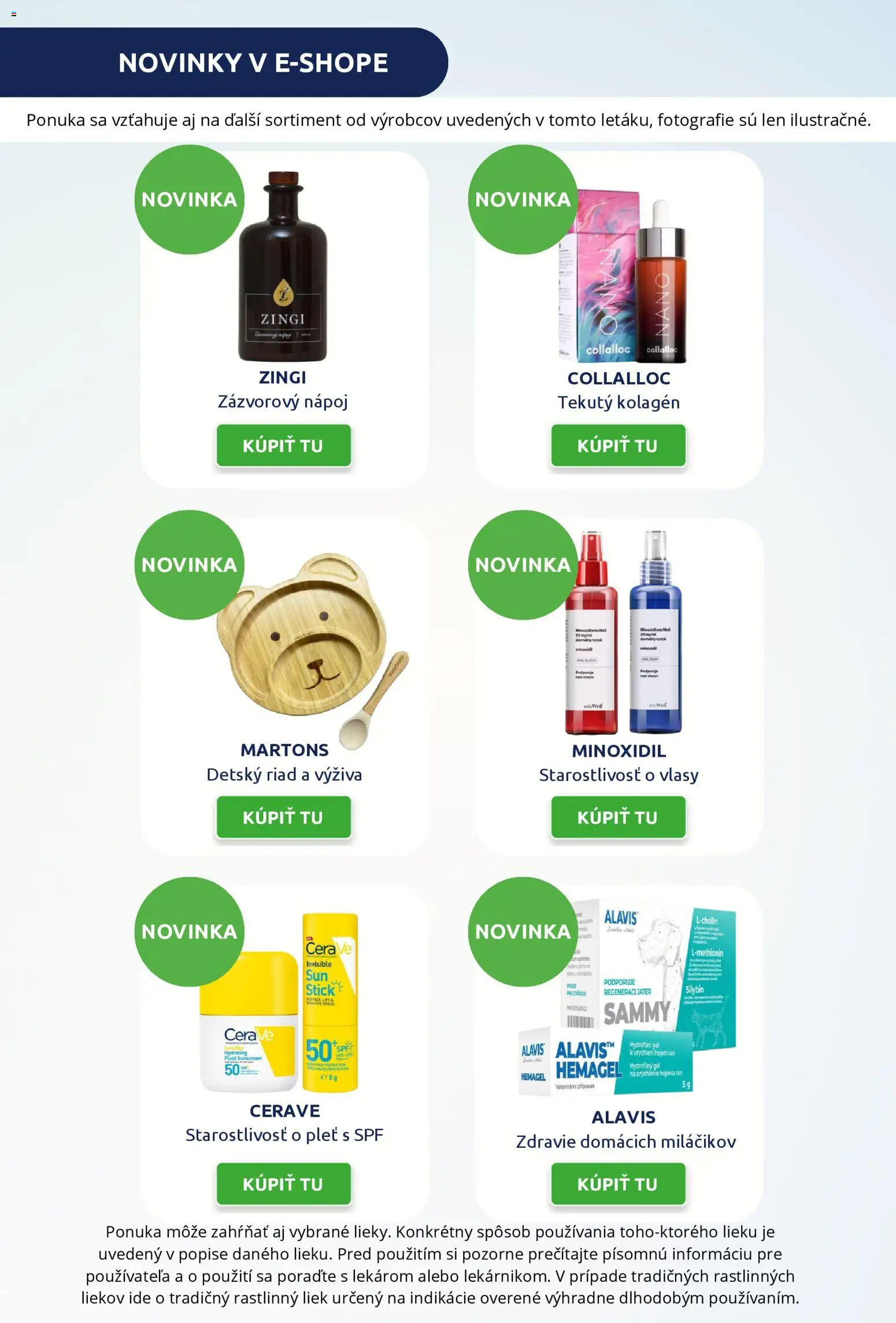 Nové BENU Lekáreň akcie – leták je platný od 01.04.2026 | Strana: 4 | Produkty: Kolagén, CeraVe