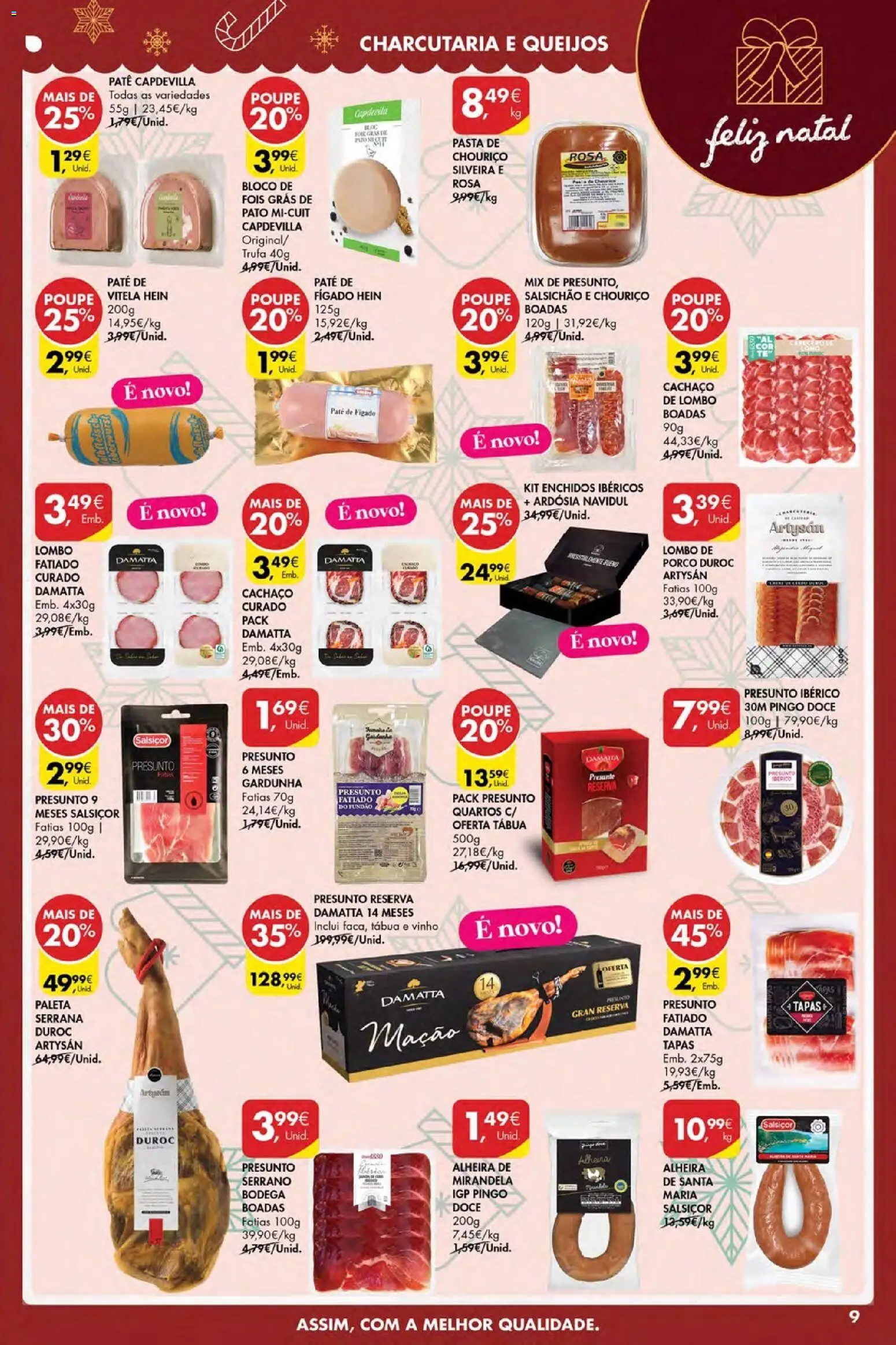 Pingo Doce Poupe Esta Semana Açores │ válido de 18.12.2025 | Página: 9 | Produtos: Vitela, Lombo, Vinho, Alheira