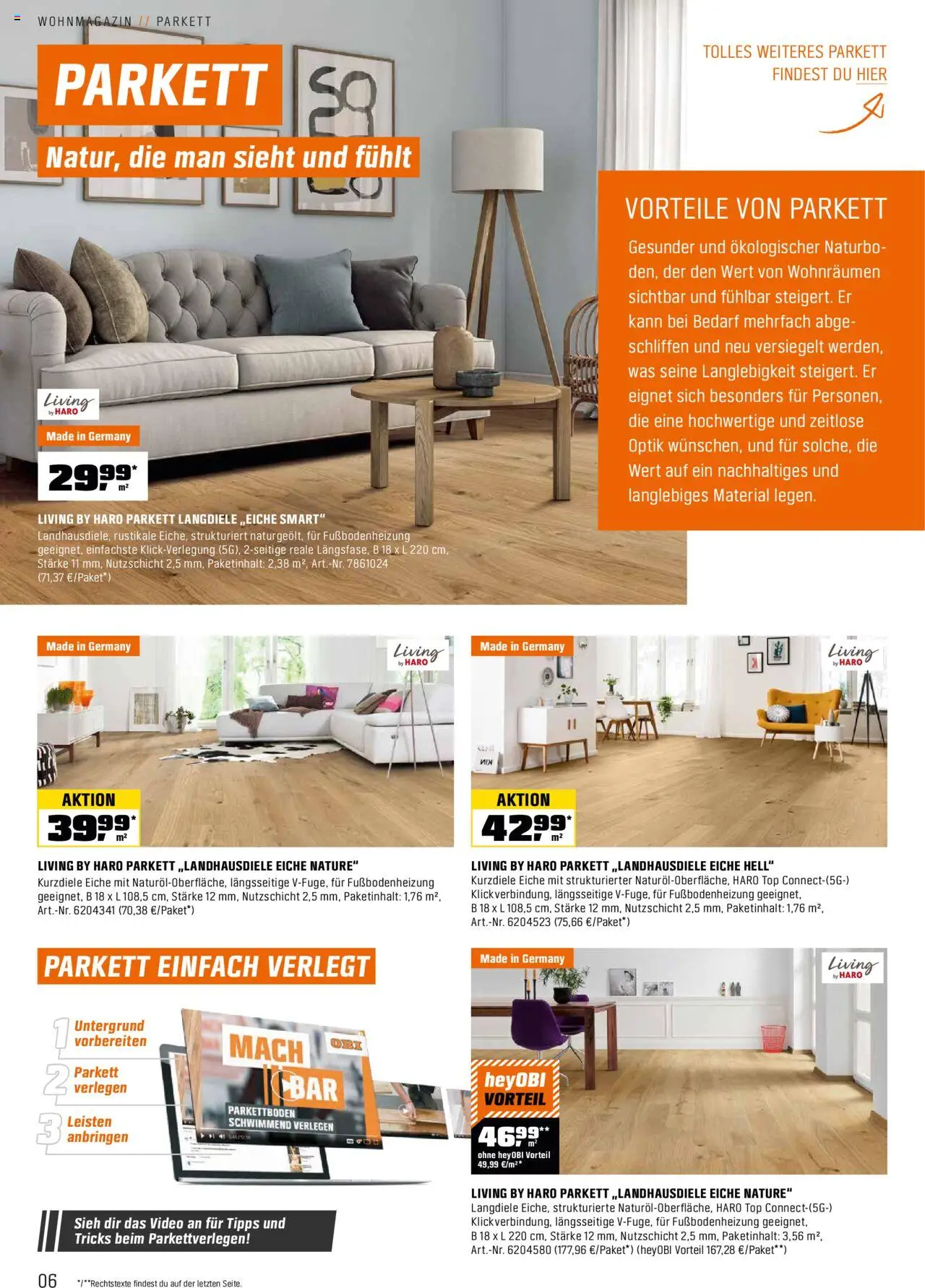 Obi  Alles für dein Zuhause – gültig ab 13.10.2025 | Seite: 6 | Produkte: Top, Video