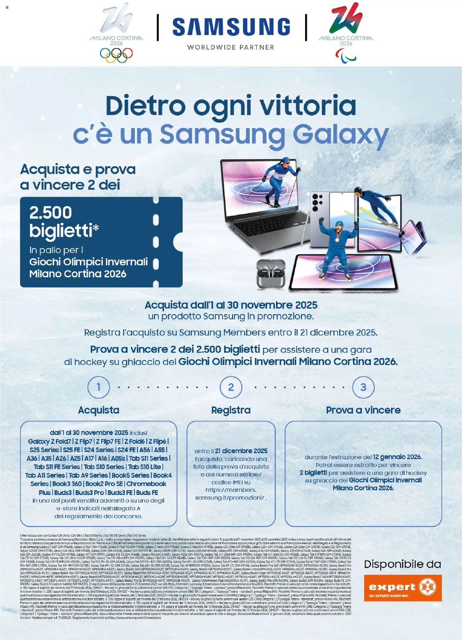 Volantino Expert del 17.11.2025 | Pagina: 7 | Prodotti: Samsung Galaxy, Samsung