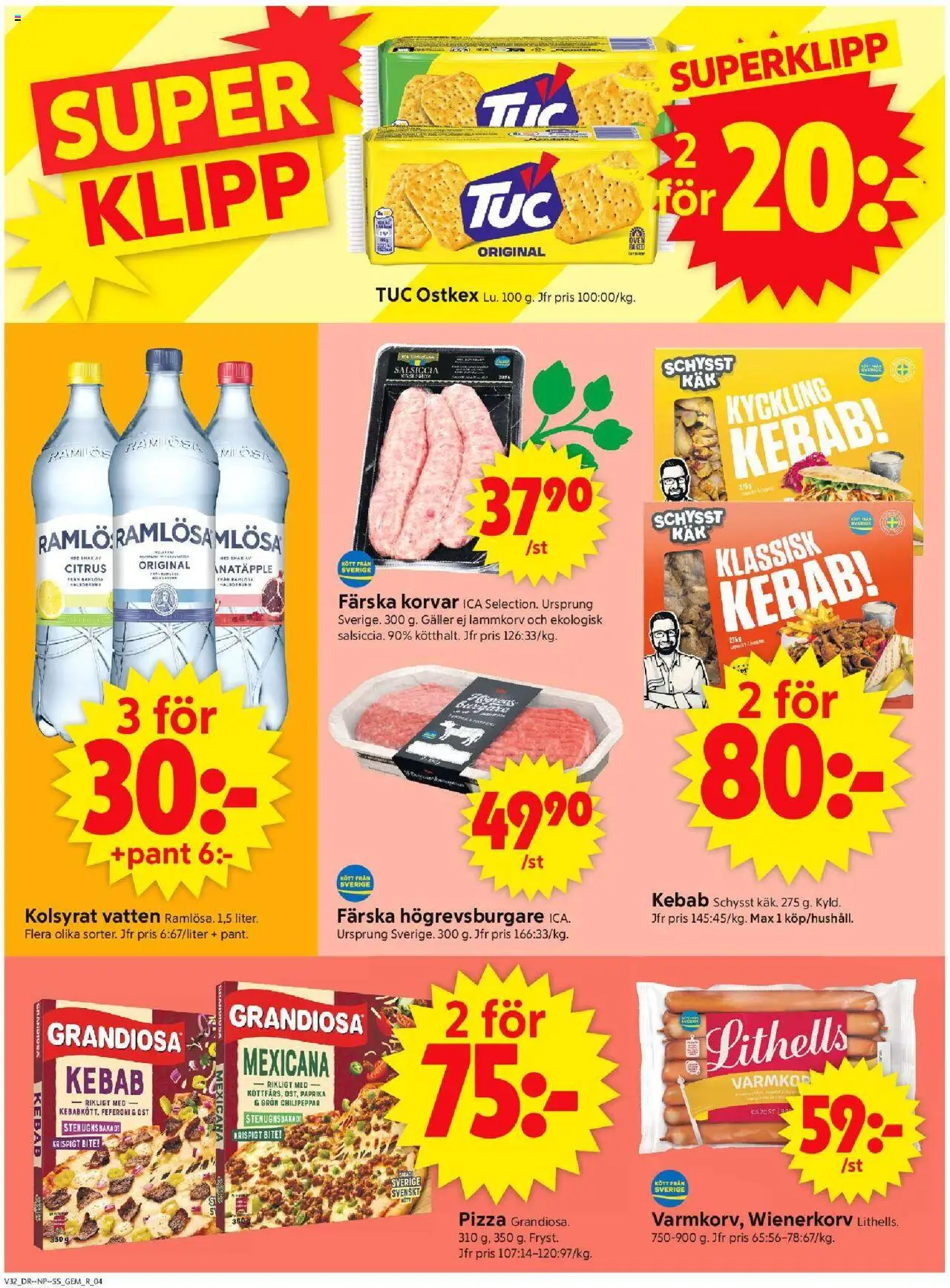 ICA Supermarket reklamblad aktuell från 04.08.2025 | Sida: 4