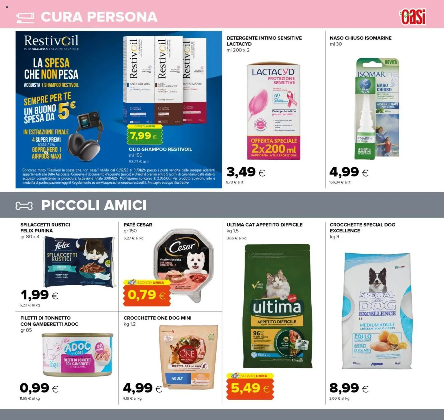 Volantino Oasi del 03.01.2026 | Pagina: 17 | Prodotti: Pollo, Acqua, Vitello, Airpods