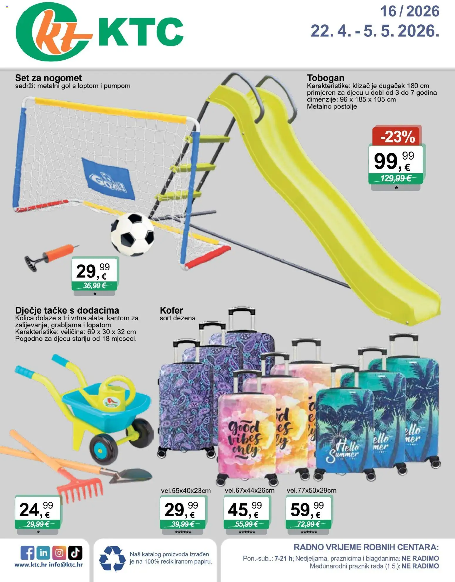 KTC katalog | vrijedi od 22.04.2026 | Stranica: 1 | Proizvodi: Kolica, Kofer