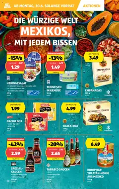 Aldi Aktionen ab 26.06.2025 | Seite: 29 | Produkte: Box, Nachos, Chili, Gemüse