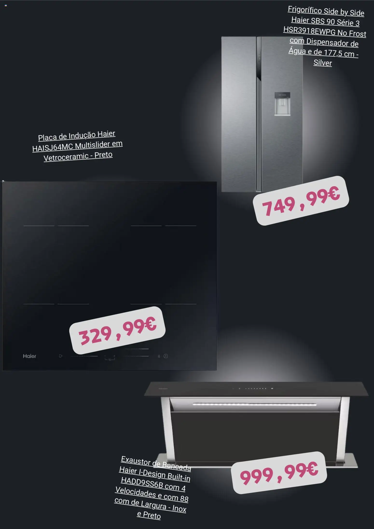 El Corte Ingles Black Friday │ válido de 07.11.2025 | Página: 4 | Produtos: Agua, Frigorífico, Exaustor, Bancada