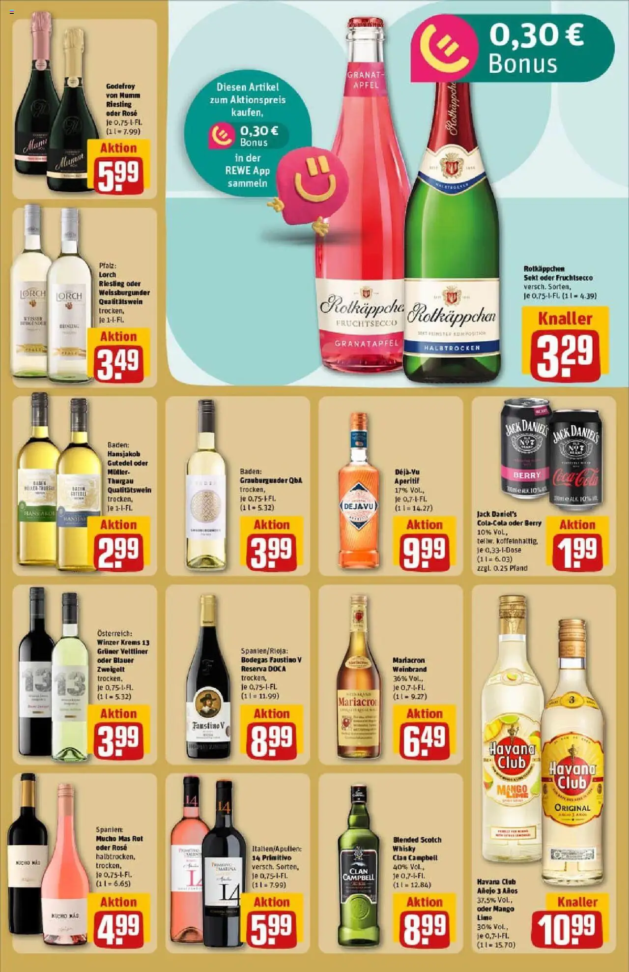 Rewe prospekt Ettlingen	 - gültig ab dem 06.07.2025 | Seite: 21 | Produkte: Granatapfel, Coca cola, Sekt, Fruchtsecco