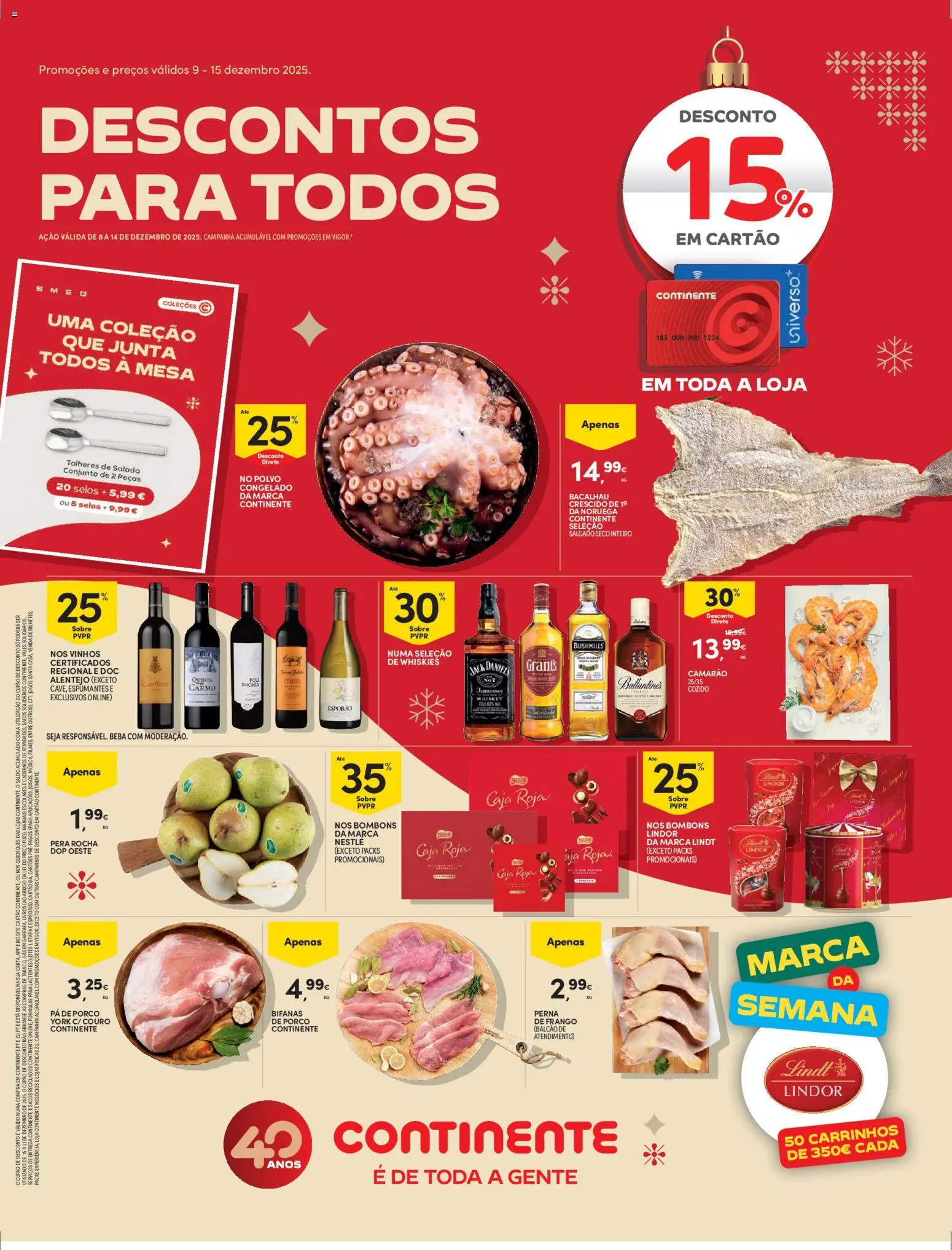 Continente folheto Madeira │ válido de 09.12.2025 | Página: 1 | Produtos: Jogos, Talheres, Chocolates, Nestlé