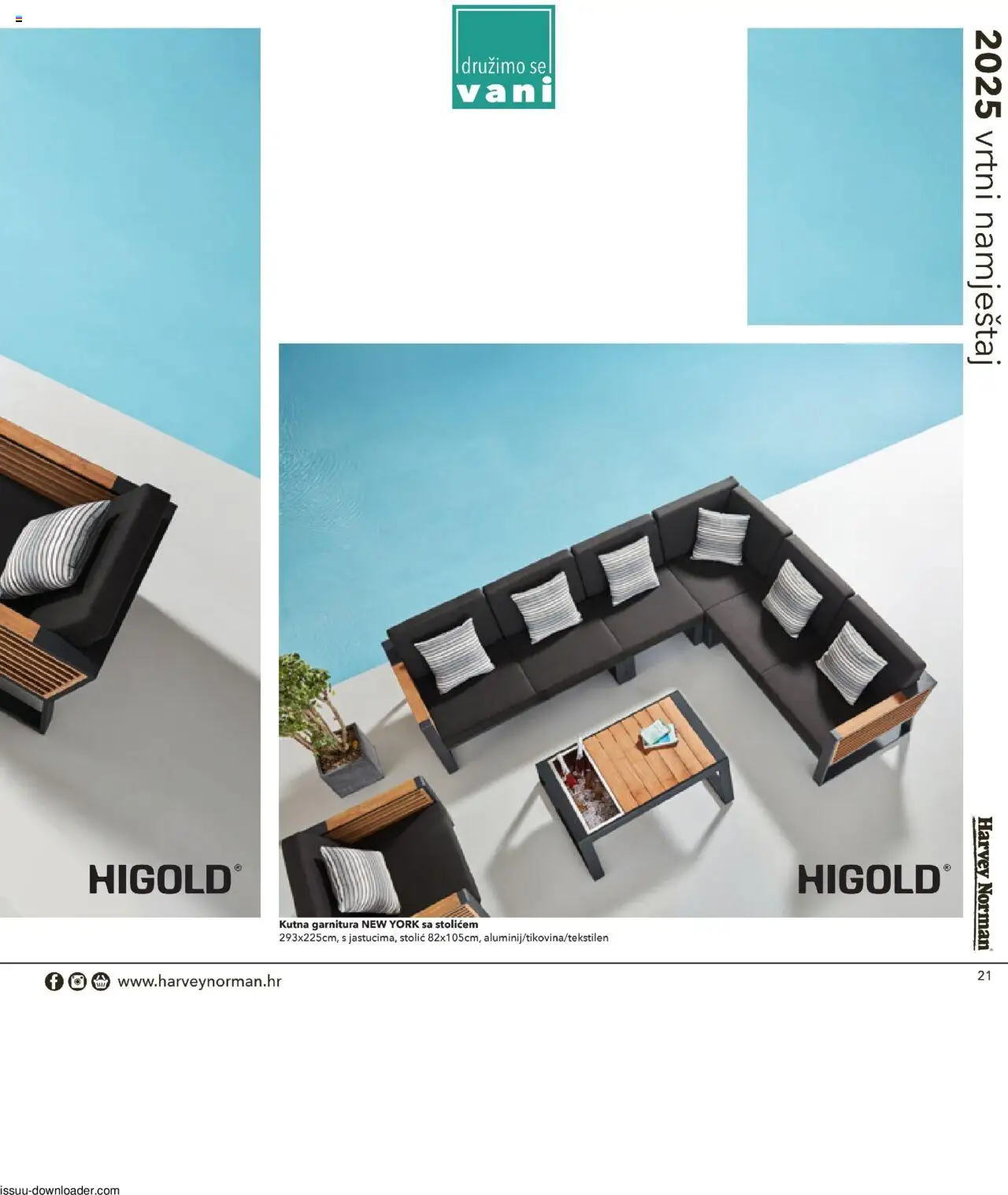 Harvey Norman katalog | vrijedi od 19.03.2025 | Stranica: 21 | Proizvodi: Stolić, Vrtni namještaj, Kutna garnitura