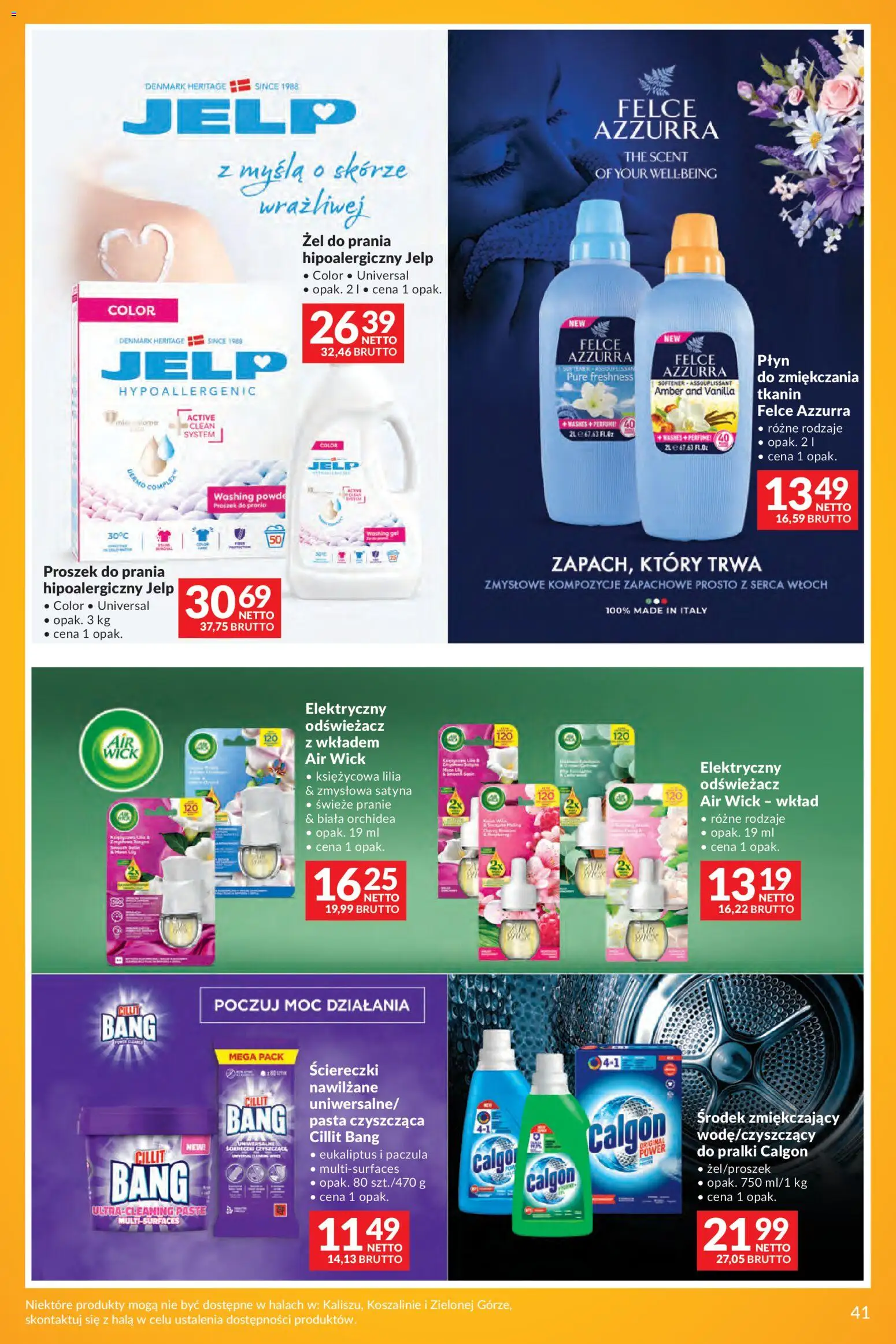 Makro gazetka - Markowe Inspiracje Maja od 28.04.2026 | Strona: 39 | Produkty: Odświeżacz, Calgon, Air wick wkład, Proszek do prania