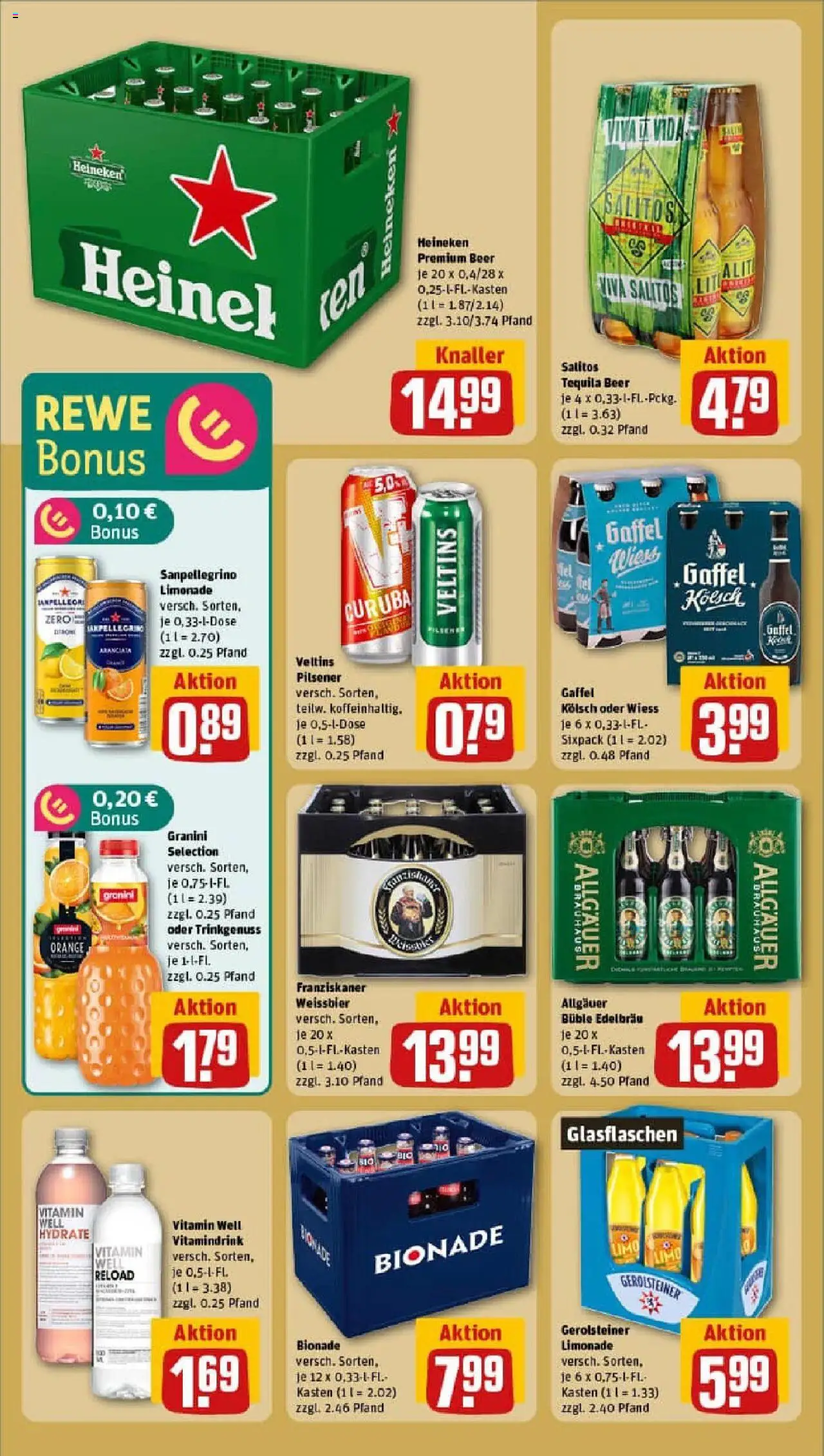Rewe prospekt Geilenkirchen	 - gültig ab dem 29.06.2025 | Seite: 20 | Produkte: Limonade, Tequila, Granini, Veltins
