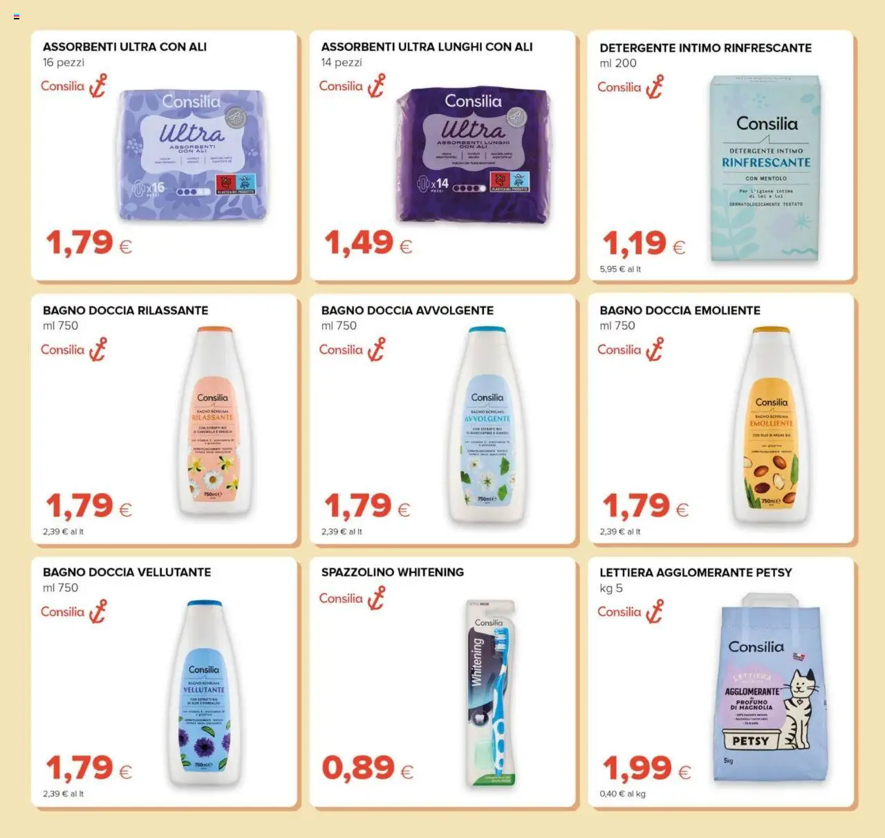 Volantino Tigre del 11.06.2025 | Pagina: 23 | Prodotti: Spazzolino, Detergente, Doccia, Profumo